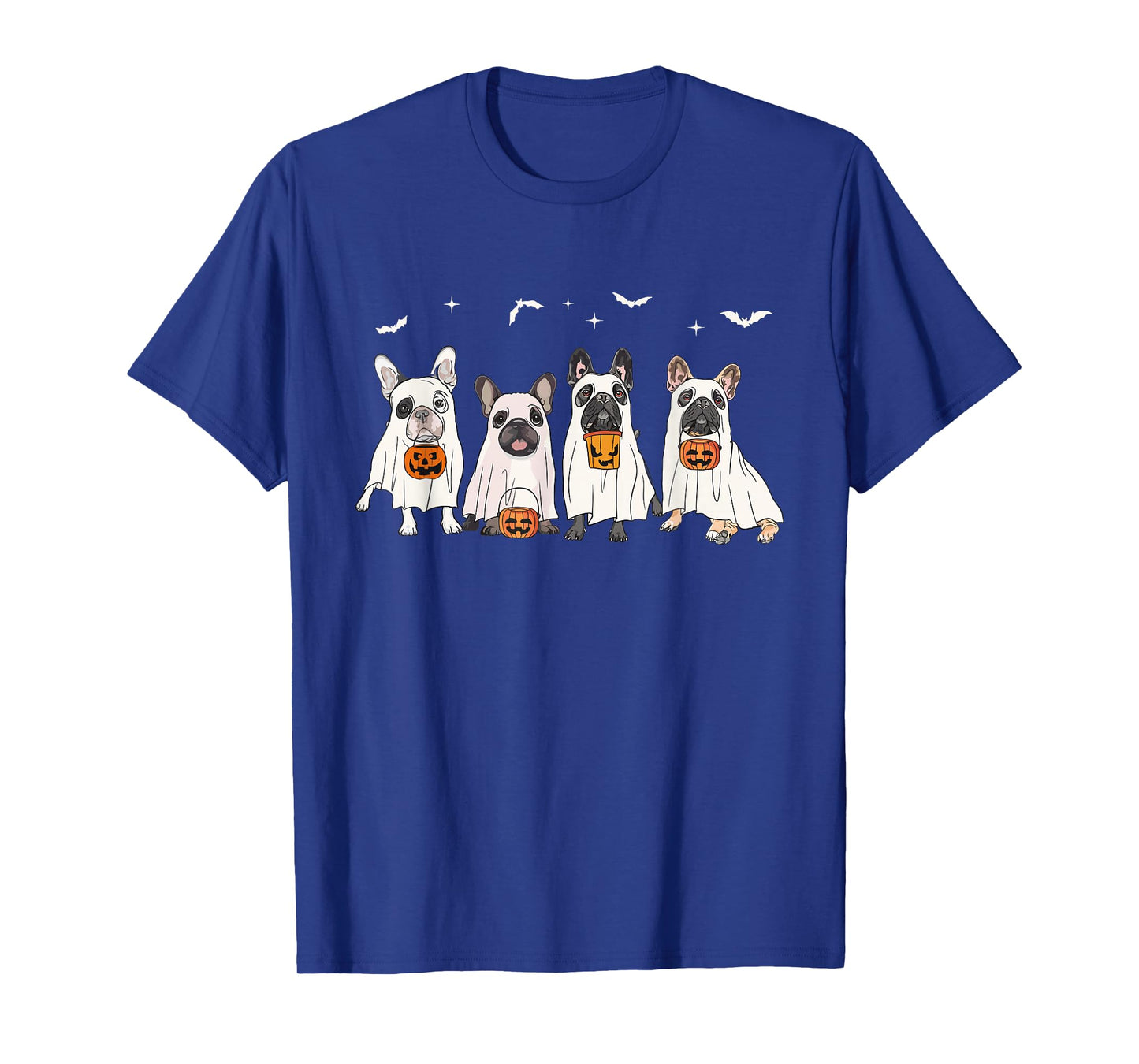 Happy Halloween French Bulldog Ghost French Bulldog Lover T-Shirt
