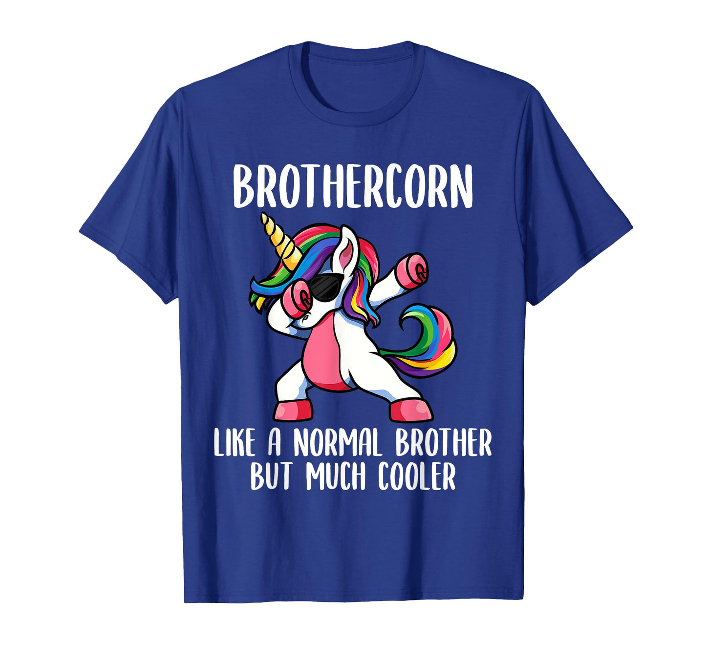 Unicorn Brother Girl Birthday Party Clothing BrotherCorn T-Shirt