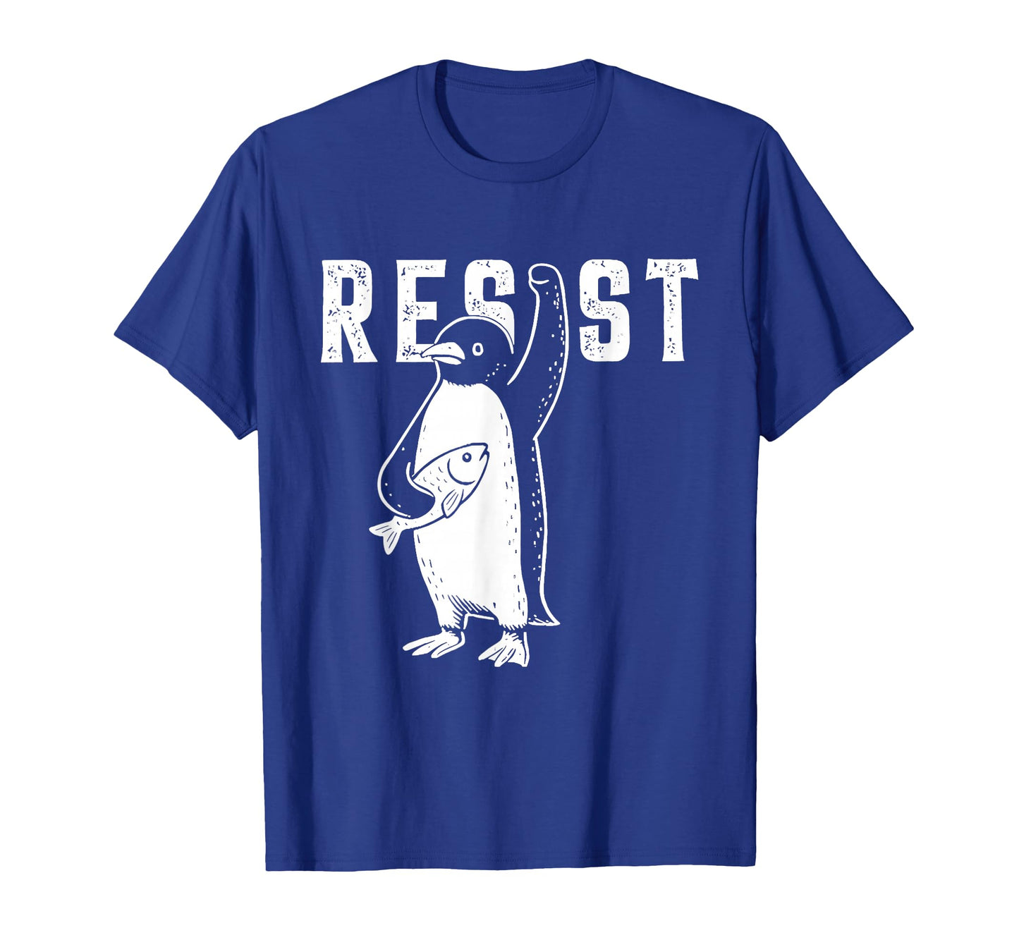 Penguin Resist Funny Penguins Protest Against Tariffs T-Shirt