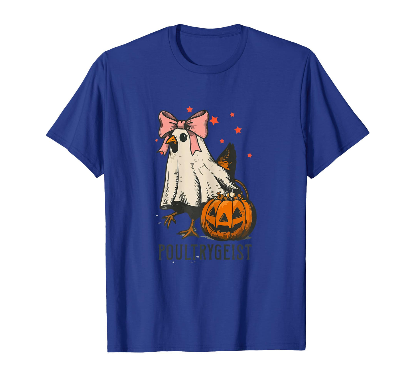 Poultrygeist Funny Chicken Ghost Halloween Spooky Season T-Shirt