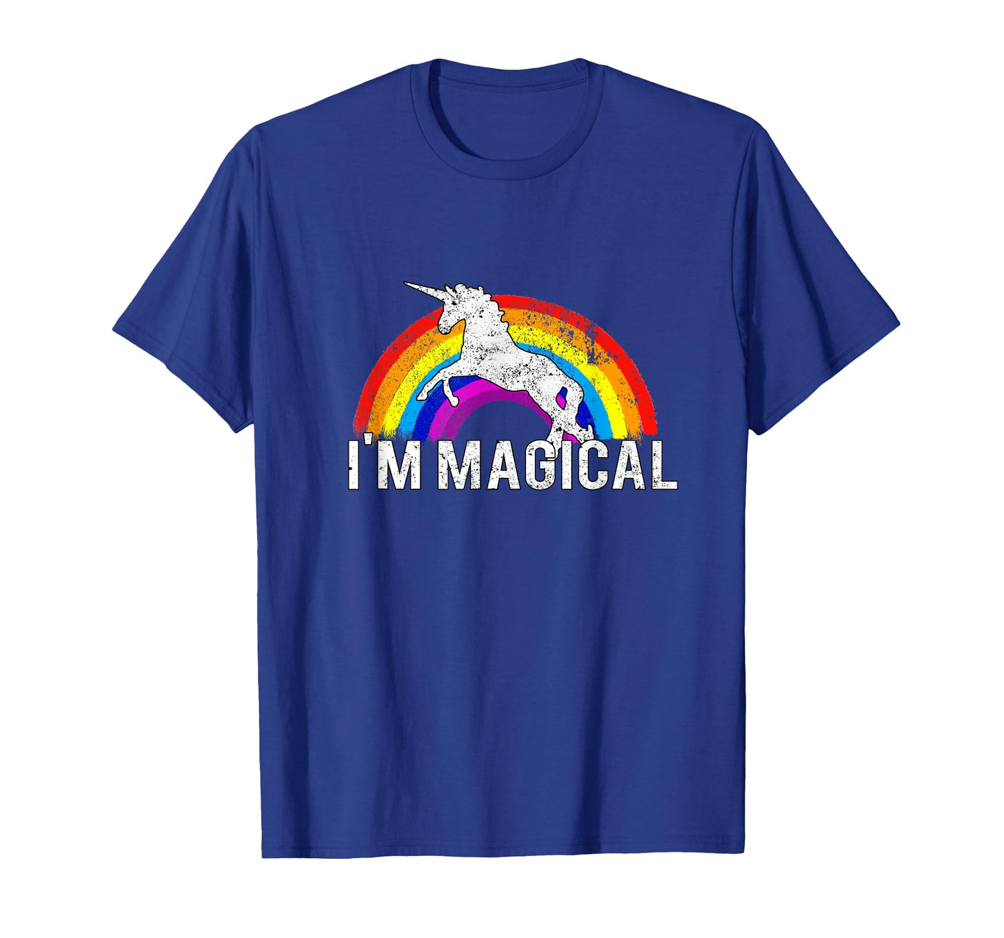 I'm Magical Unicorn In Rainbow T-shirt Funny and Pretty Tee T-Shirt