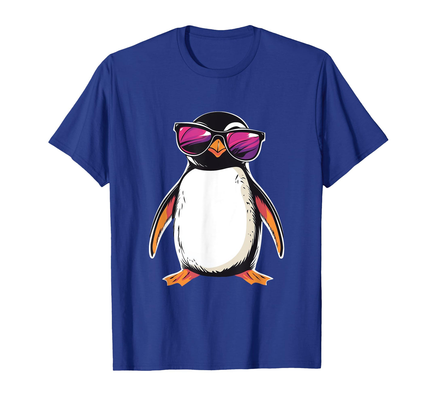 Penguin wearing Sunglasses Bird Funny Graphic T-Shirt