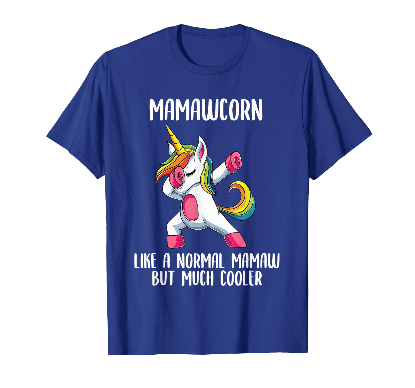 Unicorn Mamaw Girl Birthday Party Apparel MamawCorn Cute T-Shirt