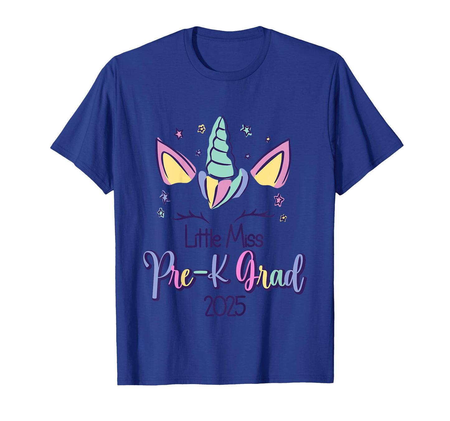 Kids Little Miss Pre-K Grad Preschool Prek Graduation 2025 T-Shirt