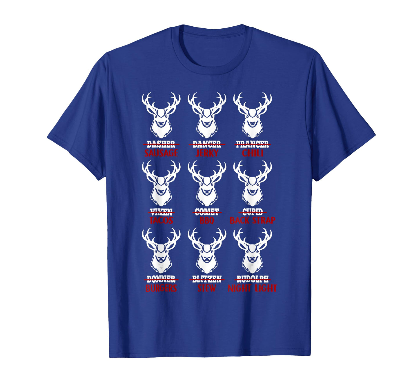 Funny Christmas Deer Bow Hunting Santa Men Women Hunter T-Shirt