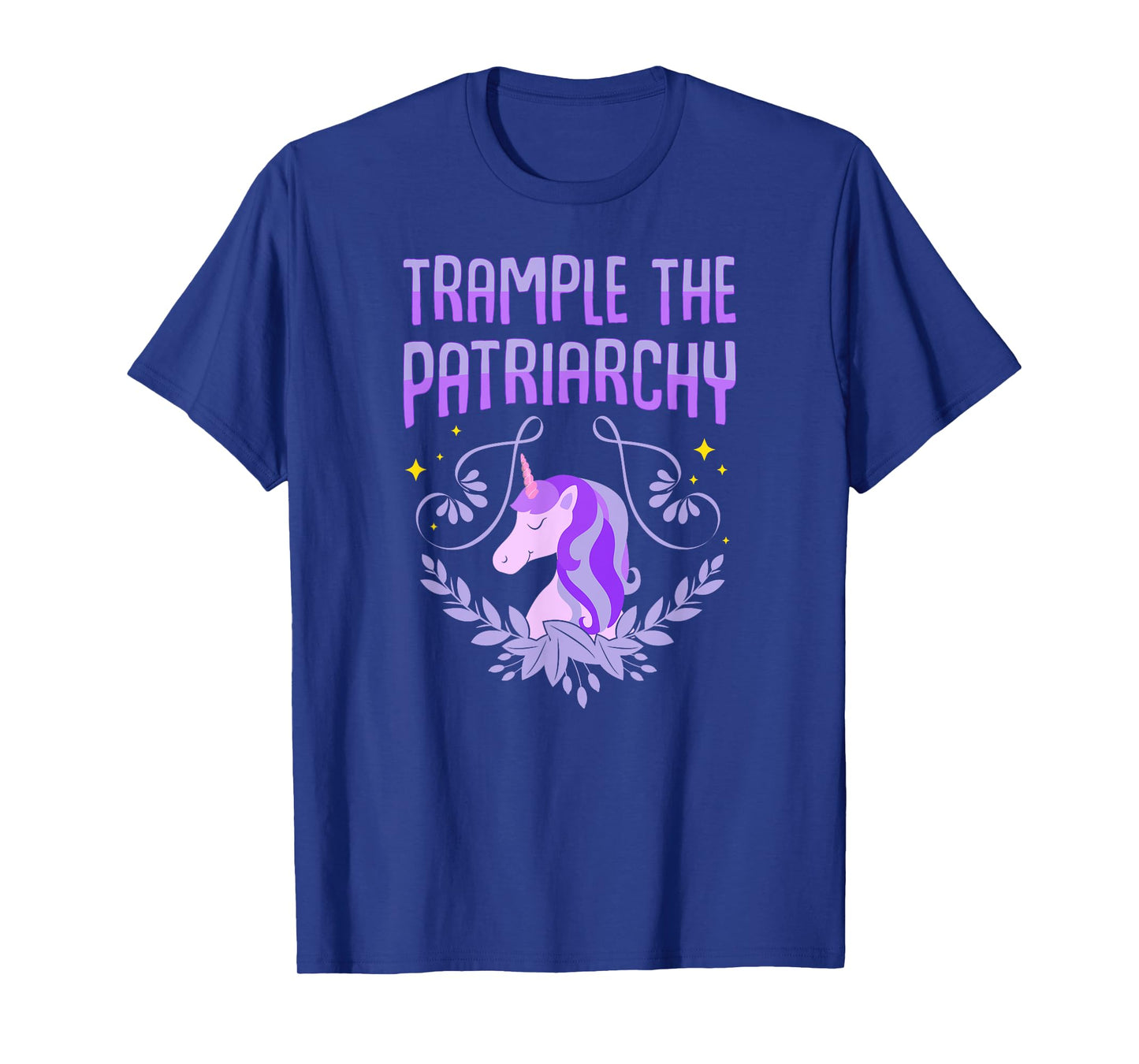 Trample The Patriarchy T-Shirt Unicorn Lovers Feminist Tee T-Shirt