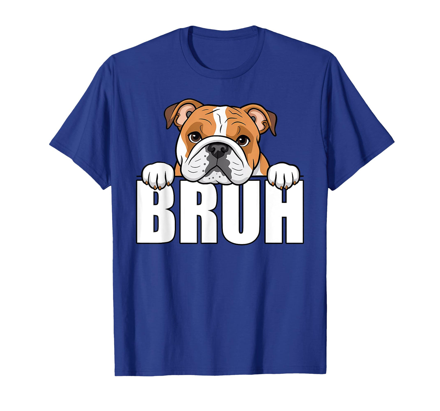 Funny English Bulldog Bruh Cute Dog Lover Men Boys Kids T-Shirt