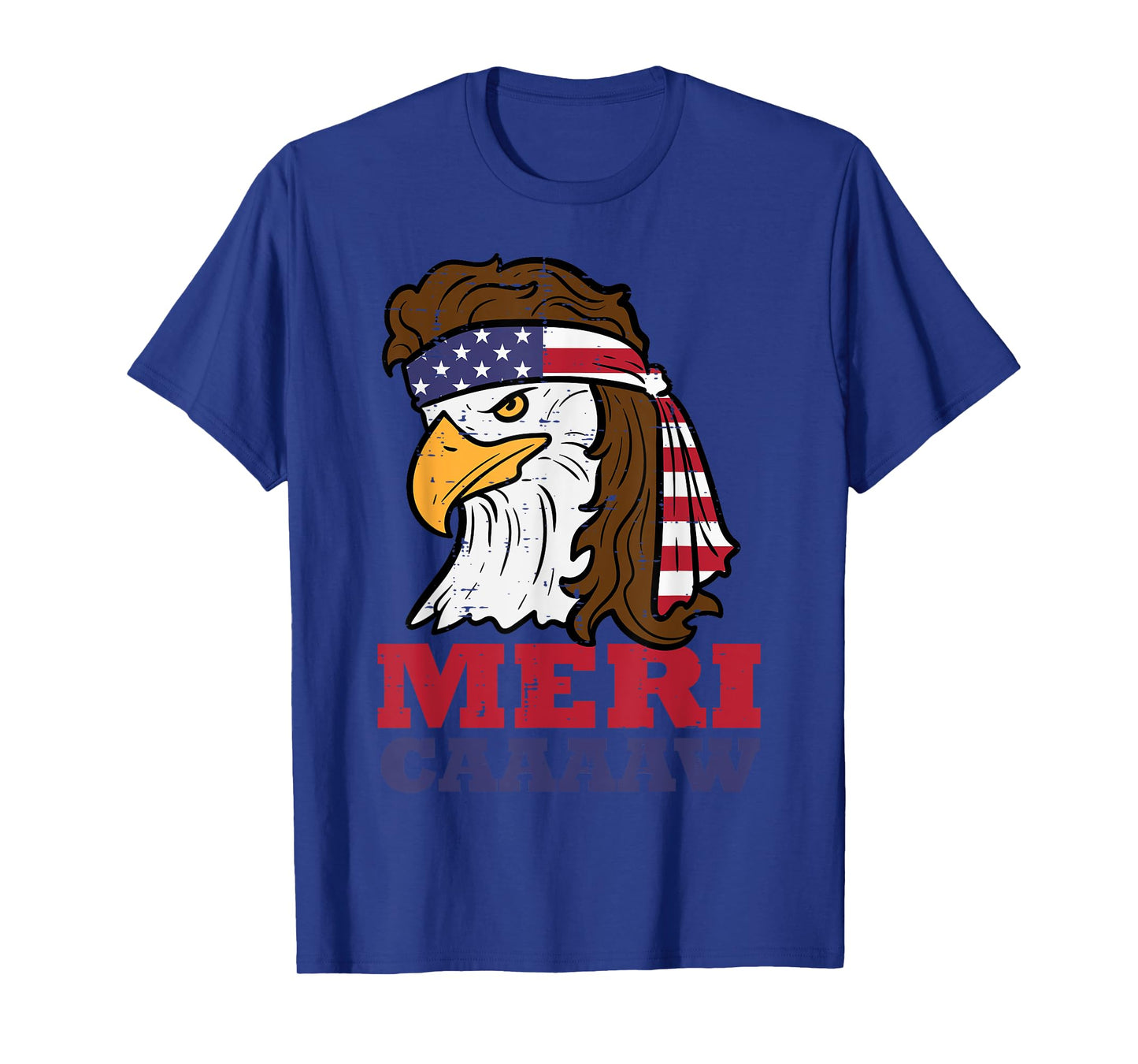 4th Of July Eagle Meri Caw Freedom Patriotic Men Women Kids T-Shirt
