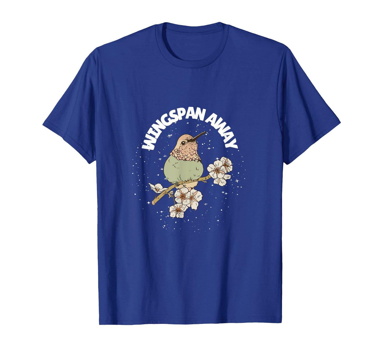 Wingspan Away Cute Animal Bird Lover Bird On A Branch T-Shirt