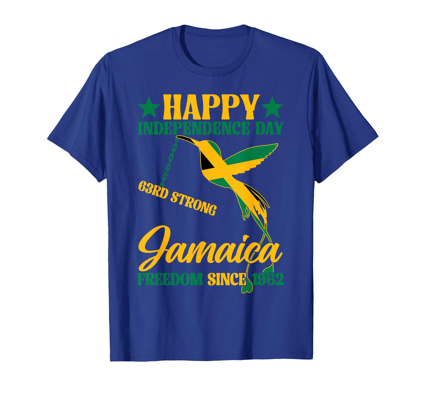 Happy Independence Day August 6th Jamaica 1962 Doctor Bird T-Shirt