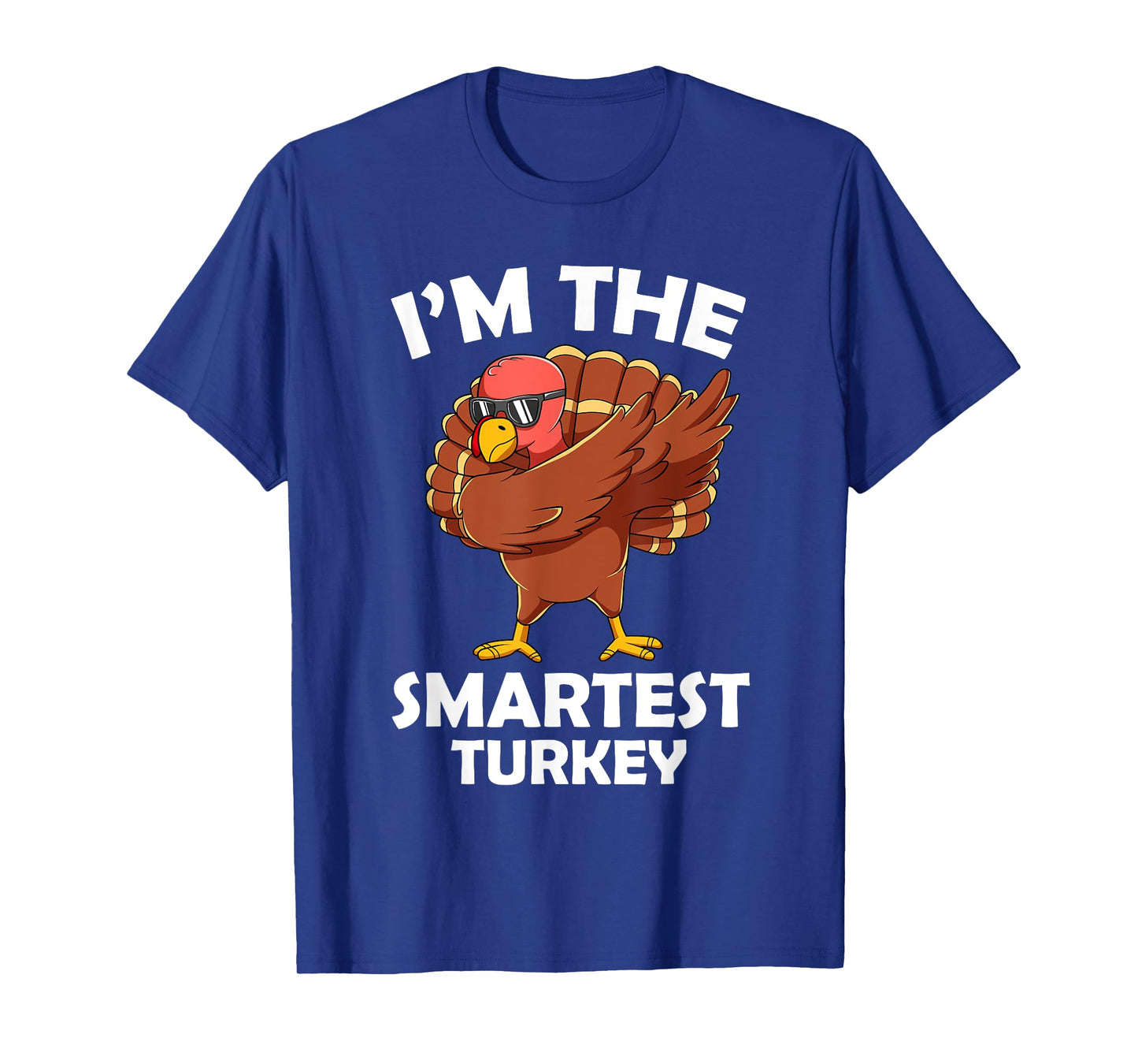 Smartest Turkey Family Group Matching Thanksgiving Party T-Shirt