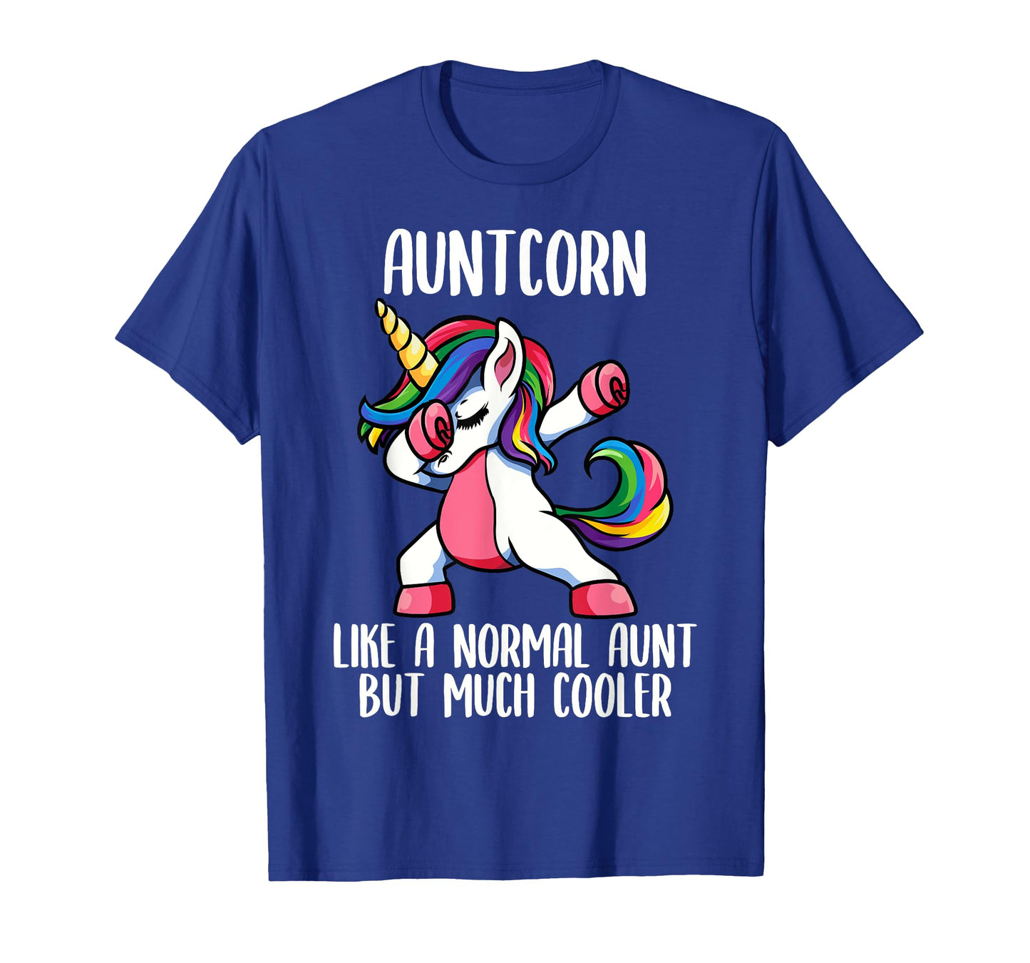 Unicorn Aunt Girl Birthday Party Apparel, AuntCorn Cute T-Shirt