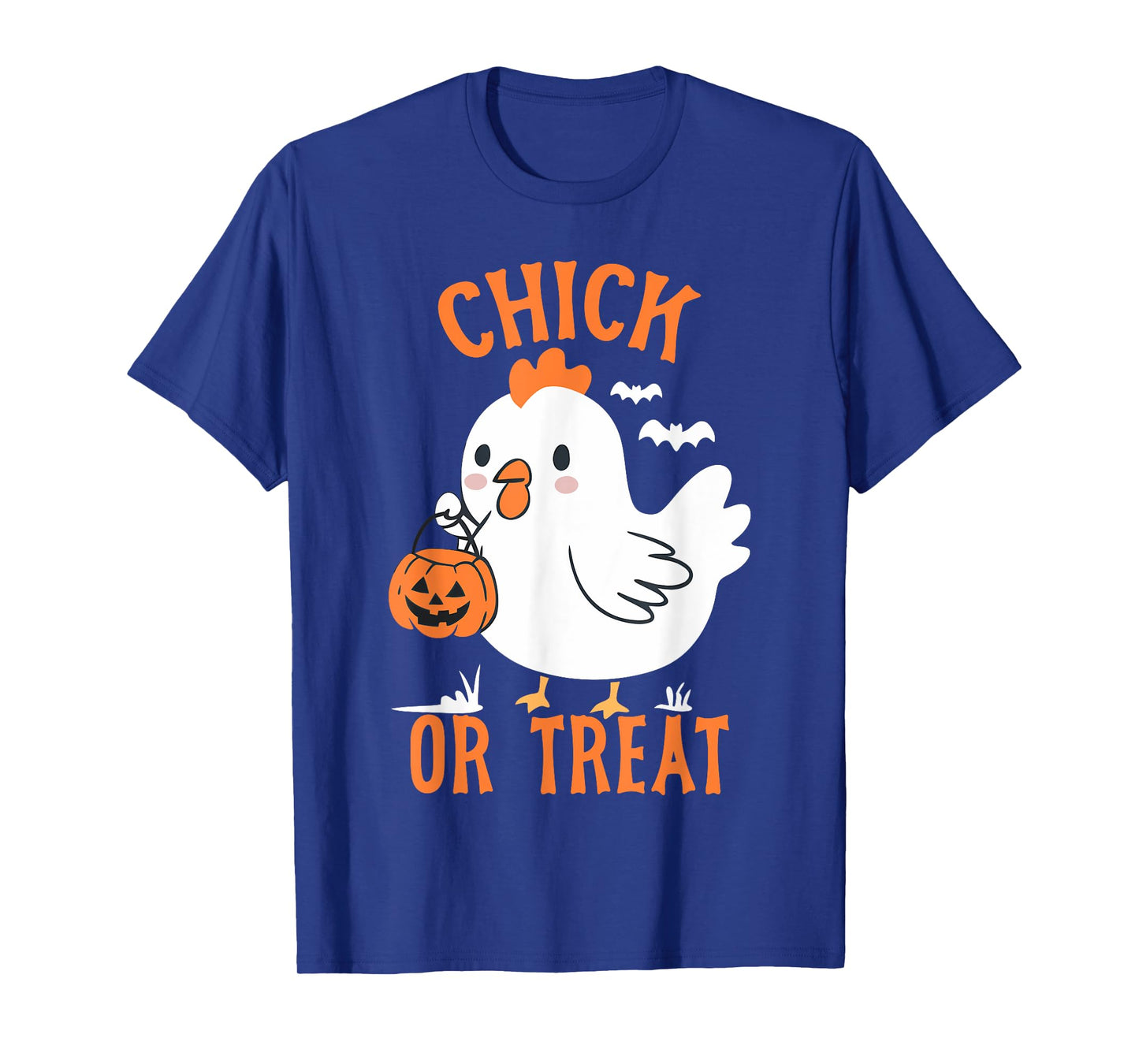 Chick Or Treat Shirt Funny Chicken Halloween Kids Girl Boy T-Shirt