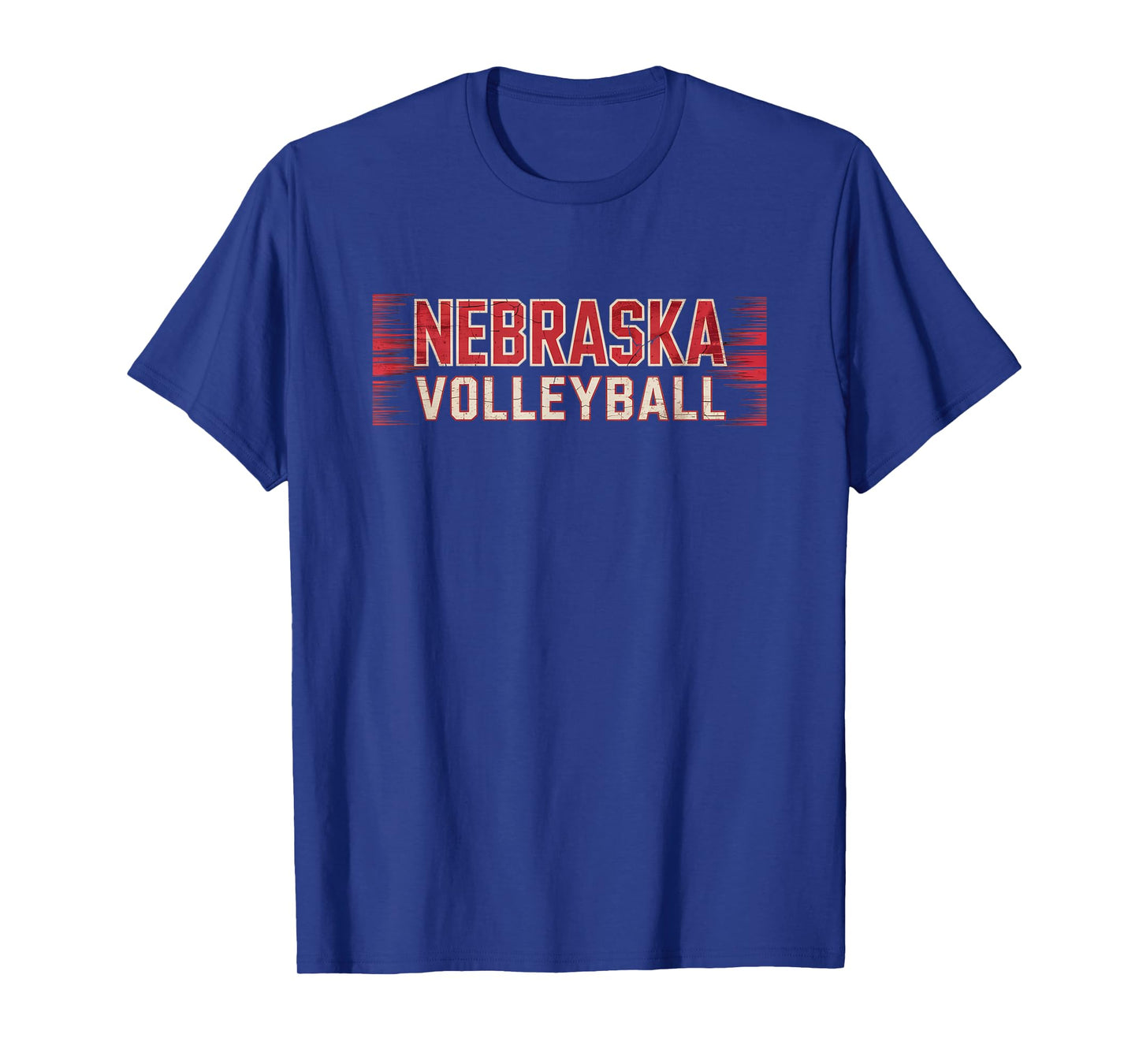 Red Vintage Nebraska Volleyball T-Shirt