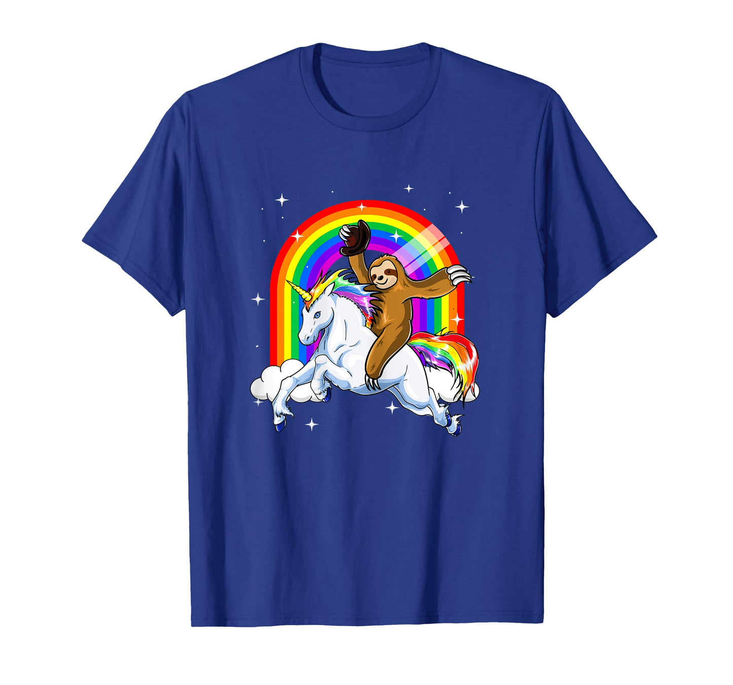 Sloth Riding Unicorn Women Kids Slothicorn Gifts T-Shirt
