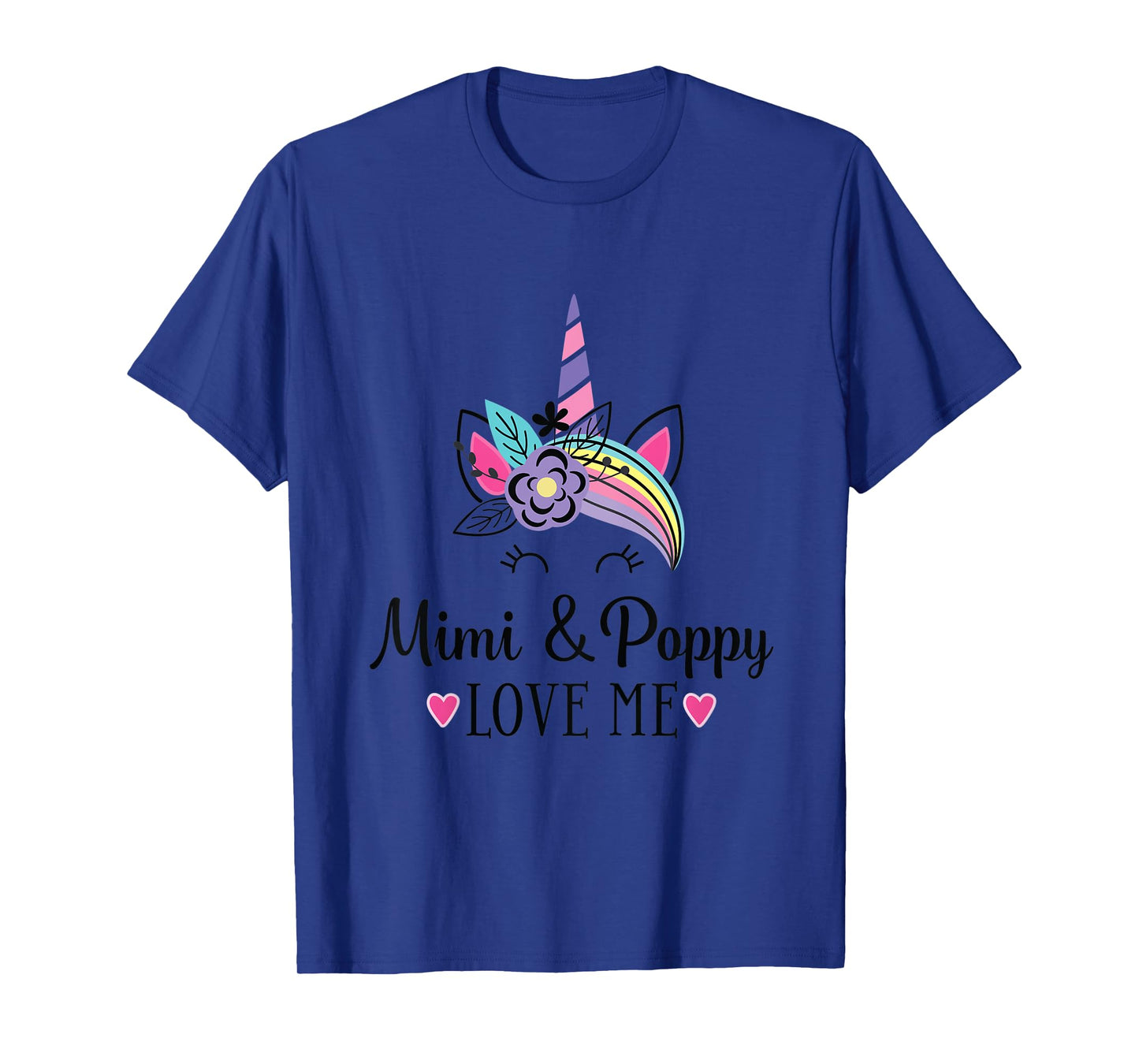 Kids Mimi and Poppy Love Me Granddaughter Unicorn T-Shirt