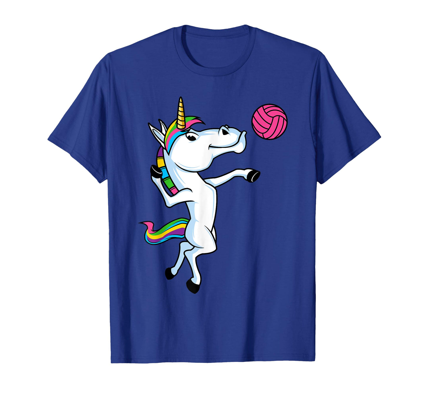 Funny Unicorn Sports Volleyball Magical Ball Player Athlete T-Shirt