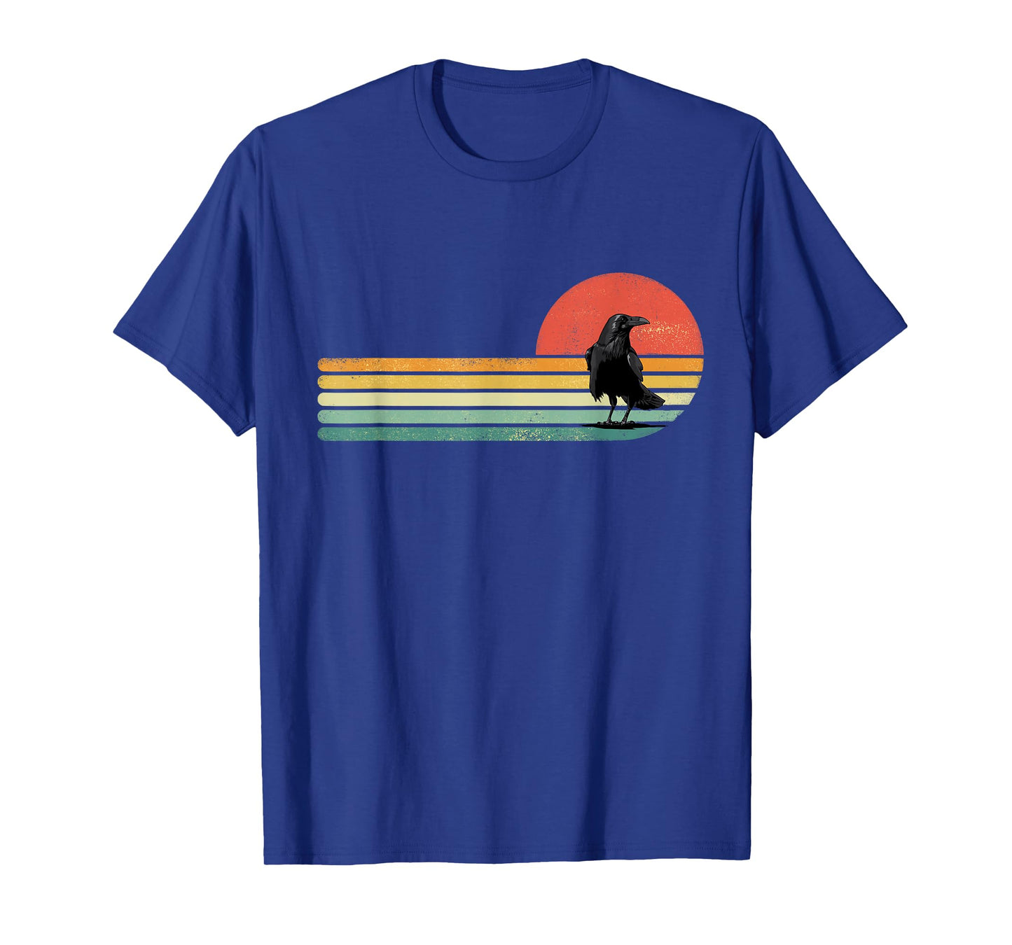Raven Crow Shirt Retro Style Animal Bird Lover Bird Watcher T-Shirt