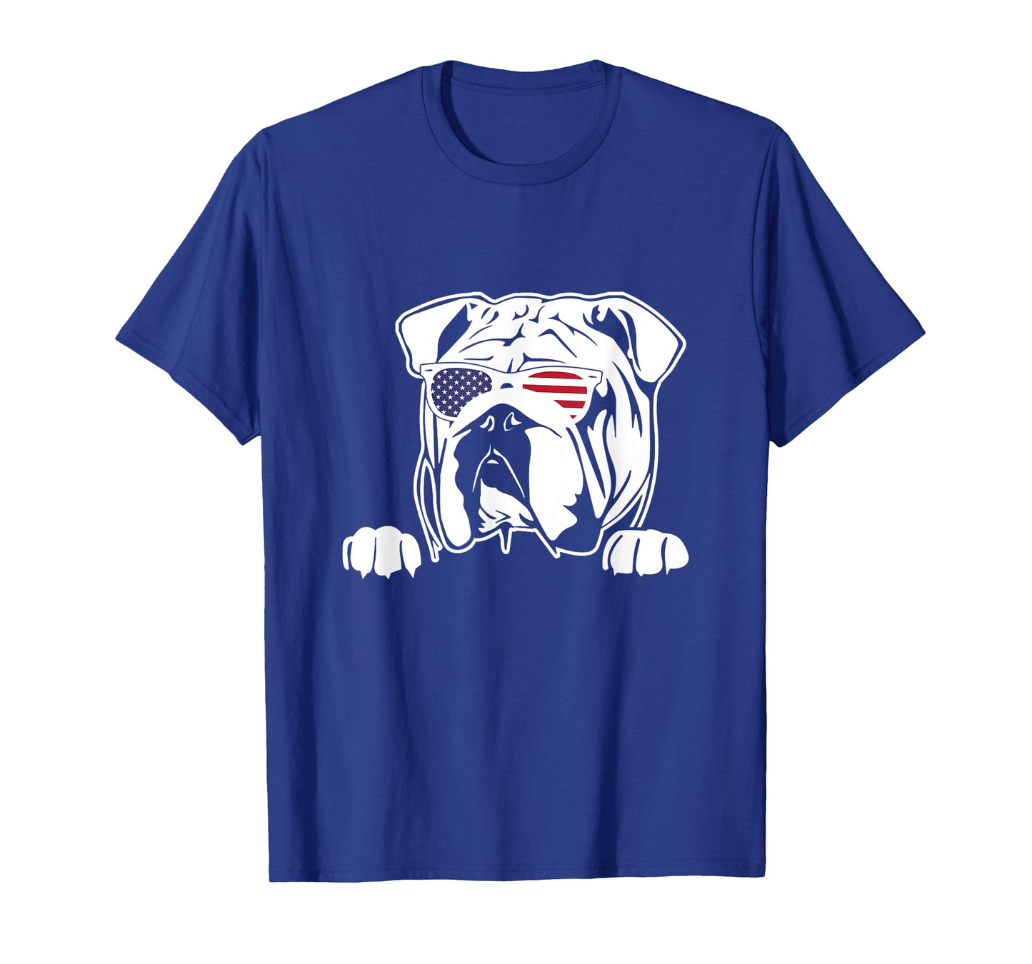 Olde English Bulldogge American Flag T-Shirt