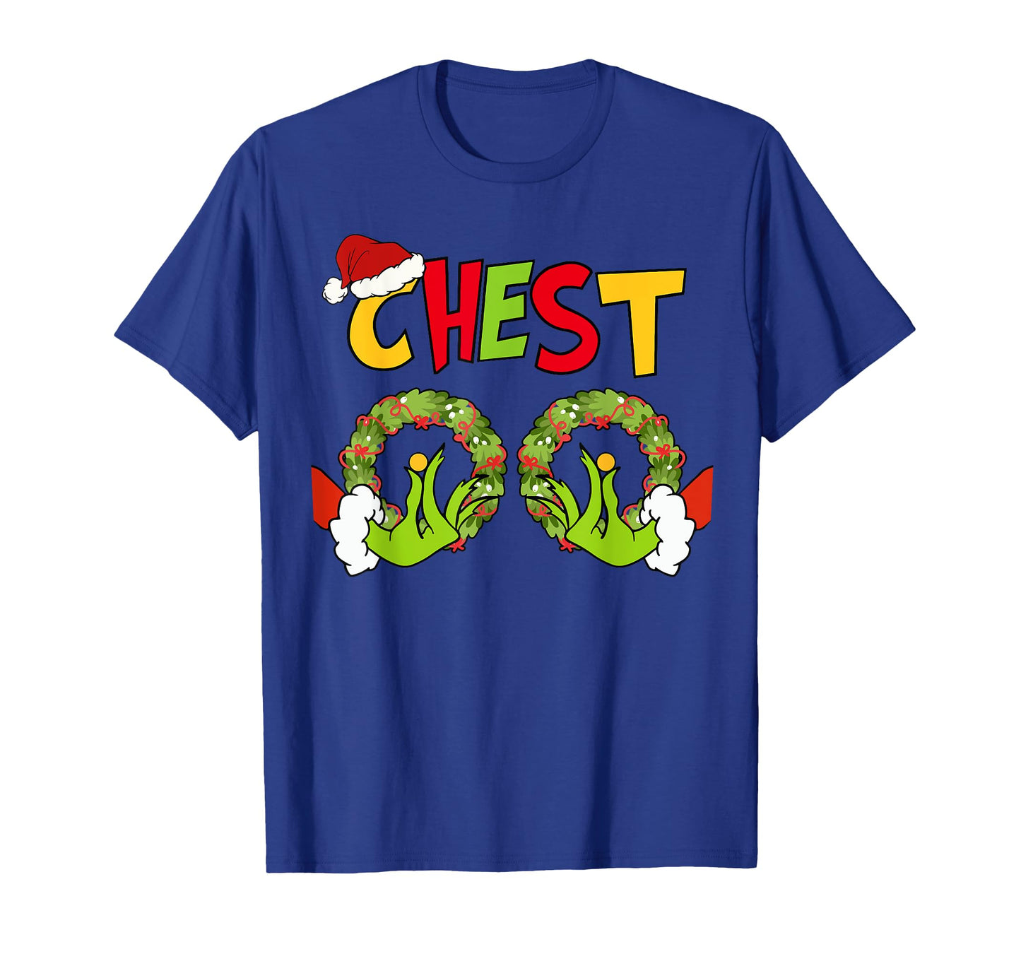 Chest Nuts Merry Christmas Shirt Xmas Matching Couples Women T-Shirt