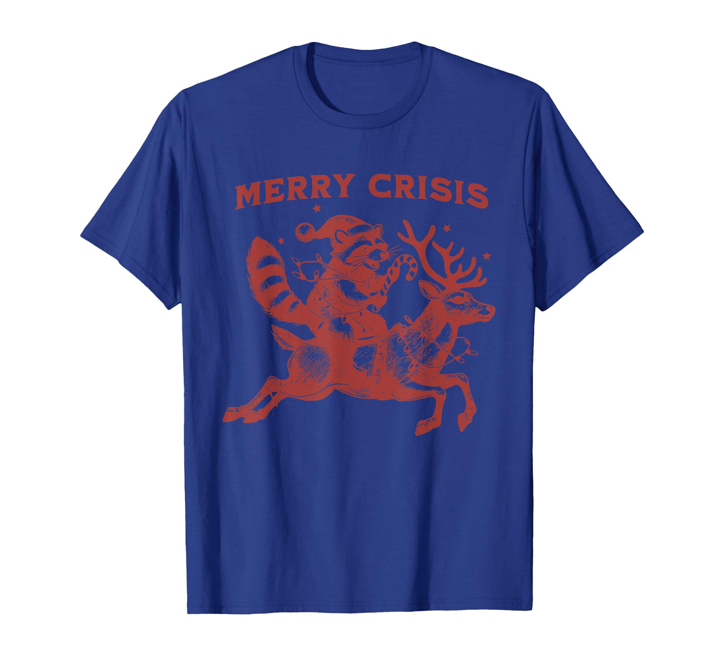Merry Crisis Funny Xmas Christmas T-Shirt