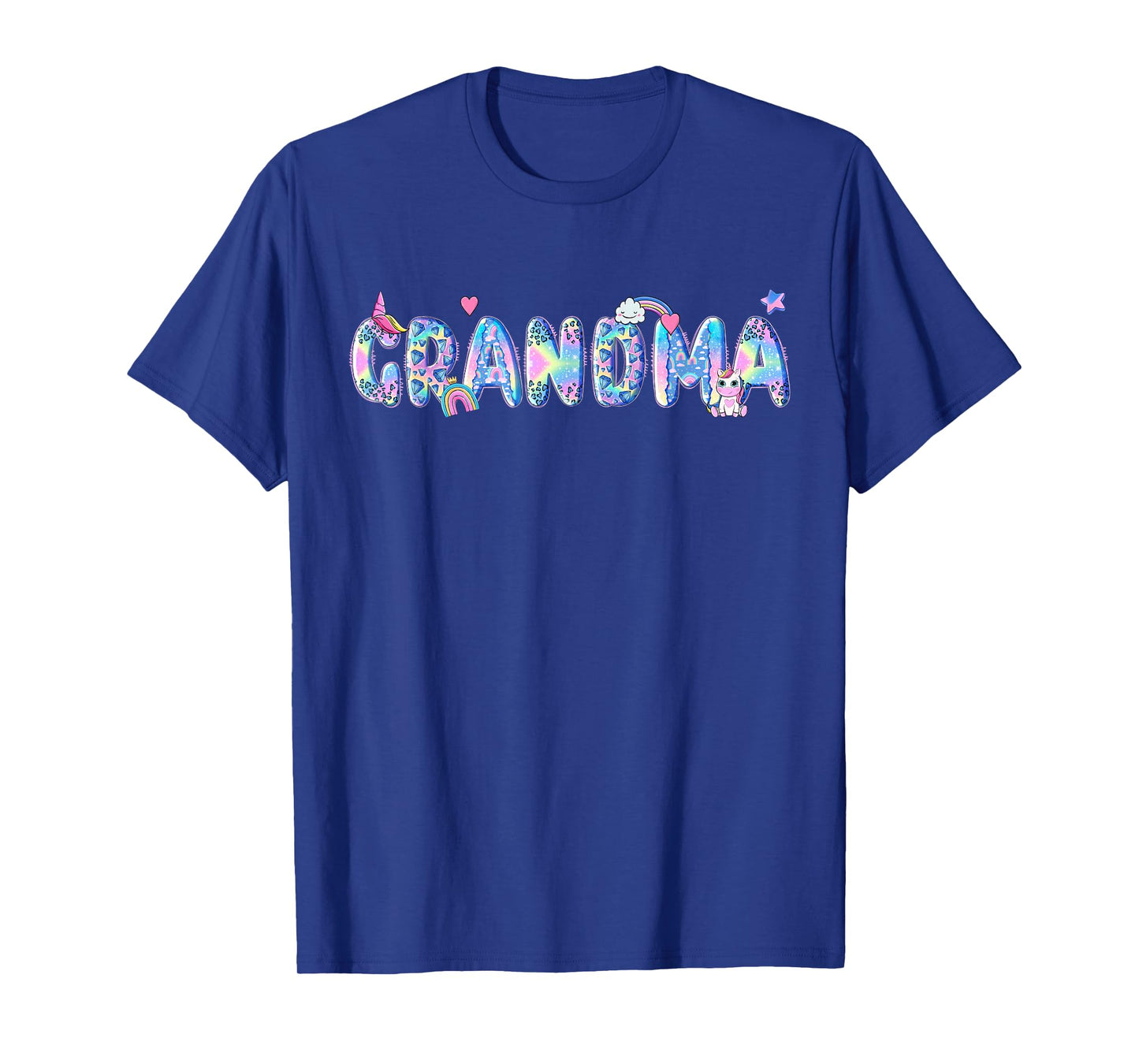 Grandma Birthday Squad Matching Unicorn Family Party T-Shirt