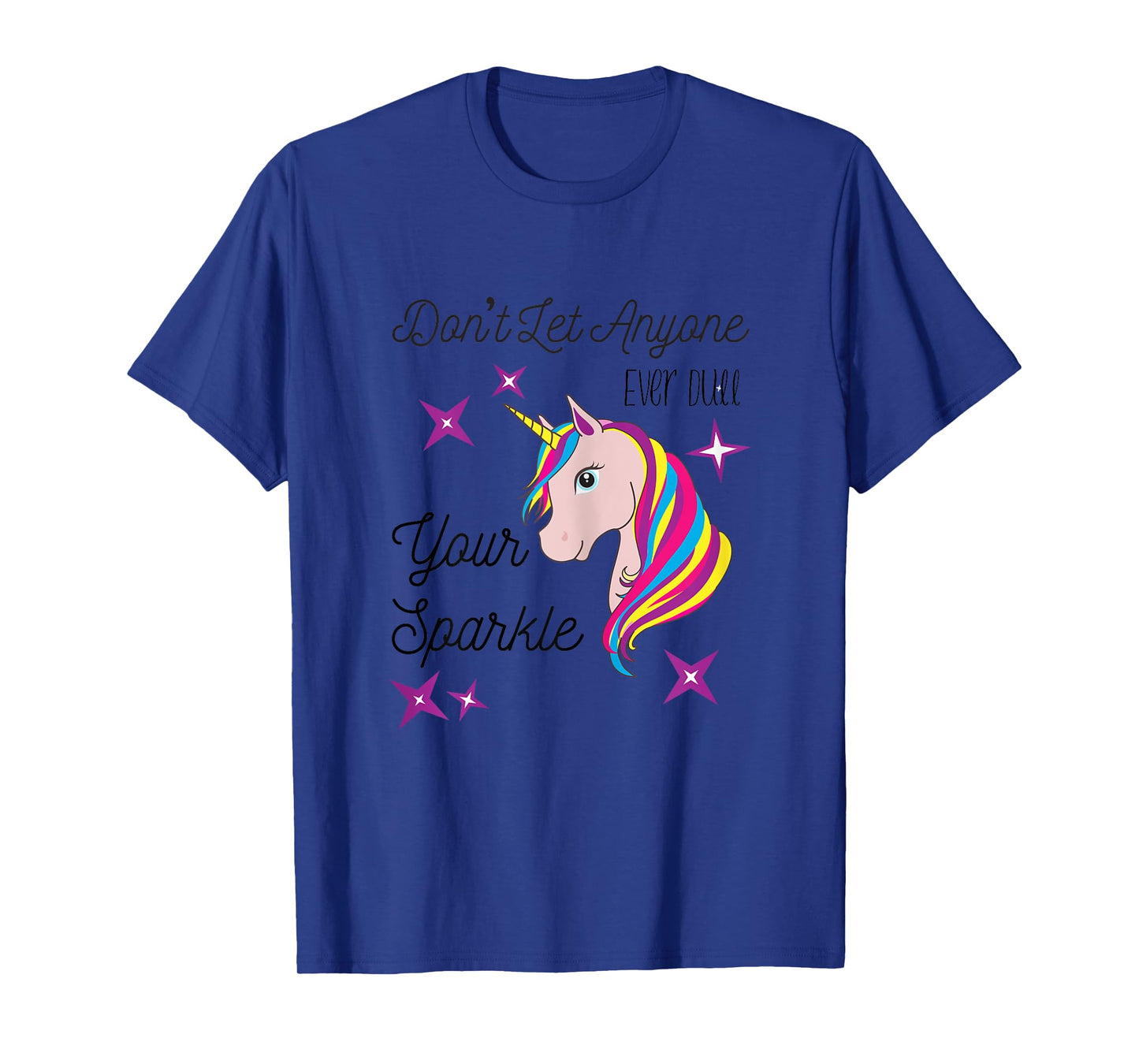 Unique Unicorn Inspirational Encouraging Rainbow T-Shirt T-Shirt