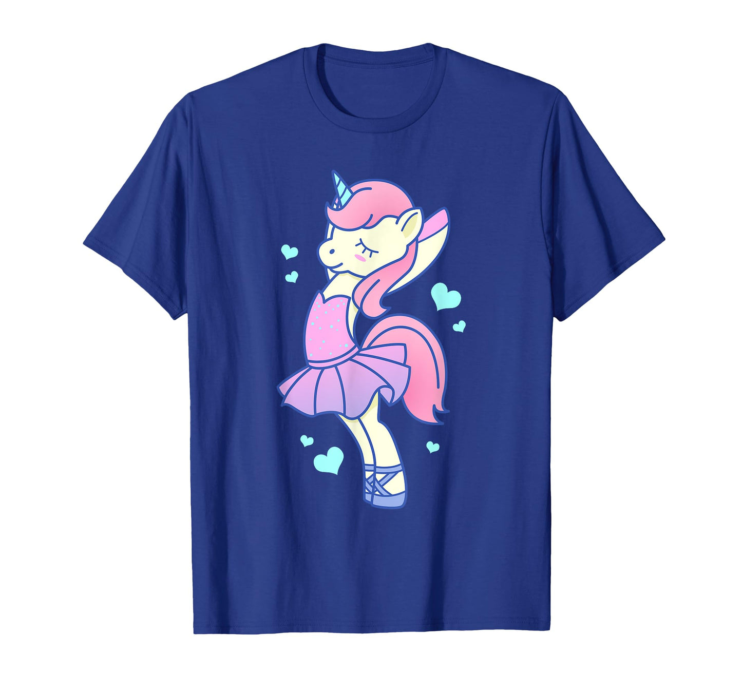 Cute Kawaii Unicorn Ballerina In Tutu - Ballet Dancer T-Shirt