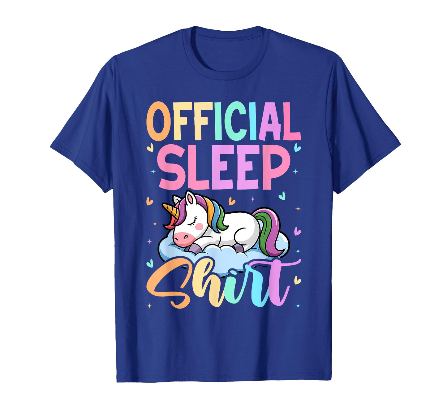 Unicorn, Sleeping Official Sleep Girls Nightgown, Sleep T-Shirt