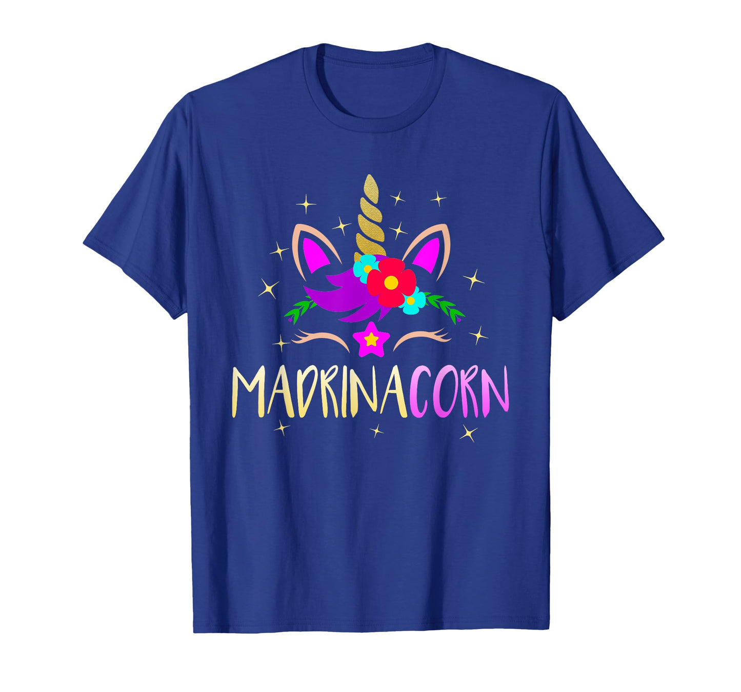 Madrinacorn Spanish Godmother Funny Unicorn T-Shirt