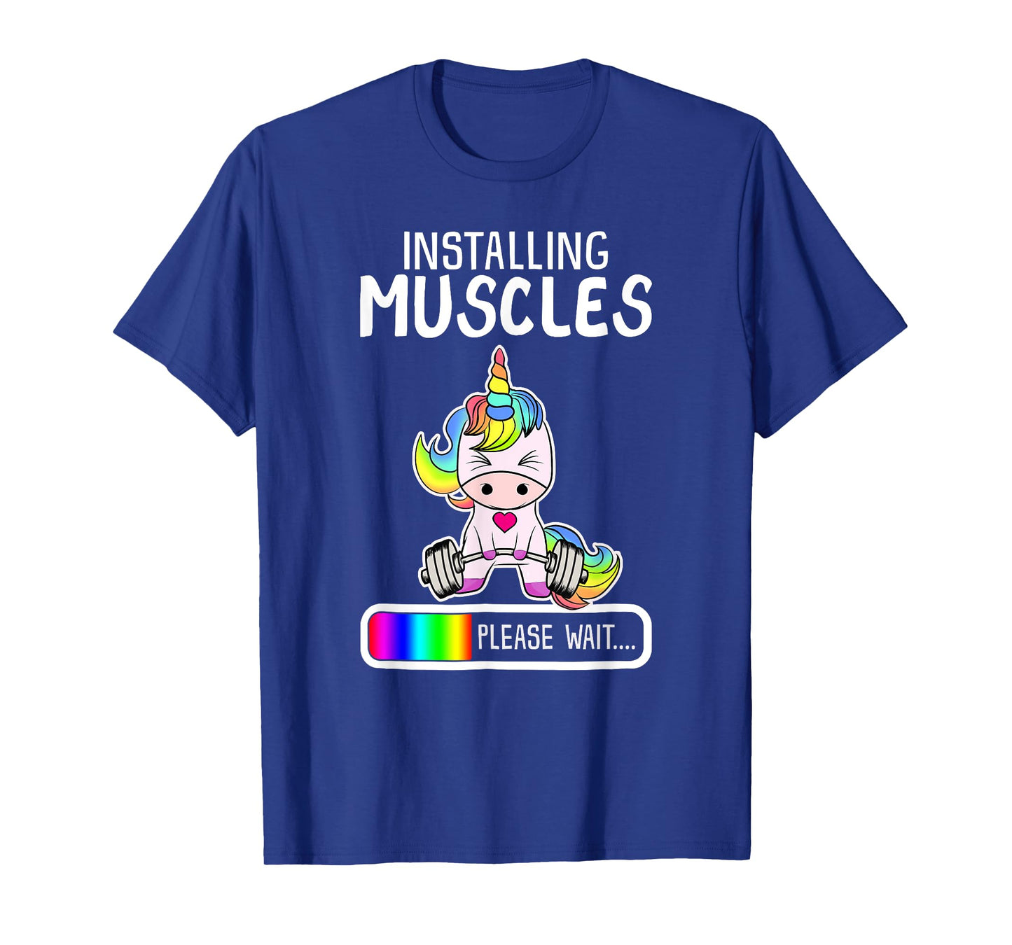 Installing Muscles Unicorn Weightlifting Gift T-Shirt