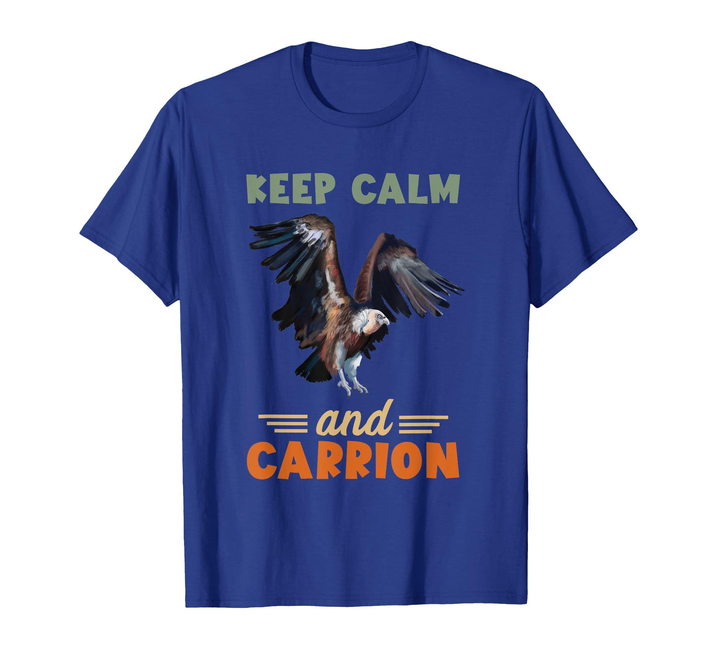 Vulture Keep Calm Bird Watcher Carrion Vulture Lover T-Shirt