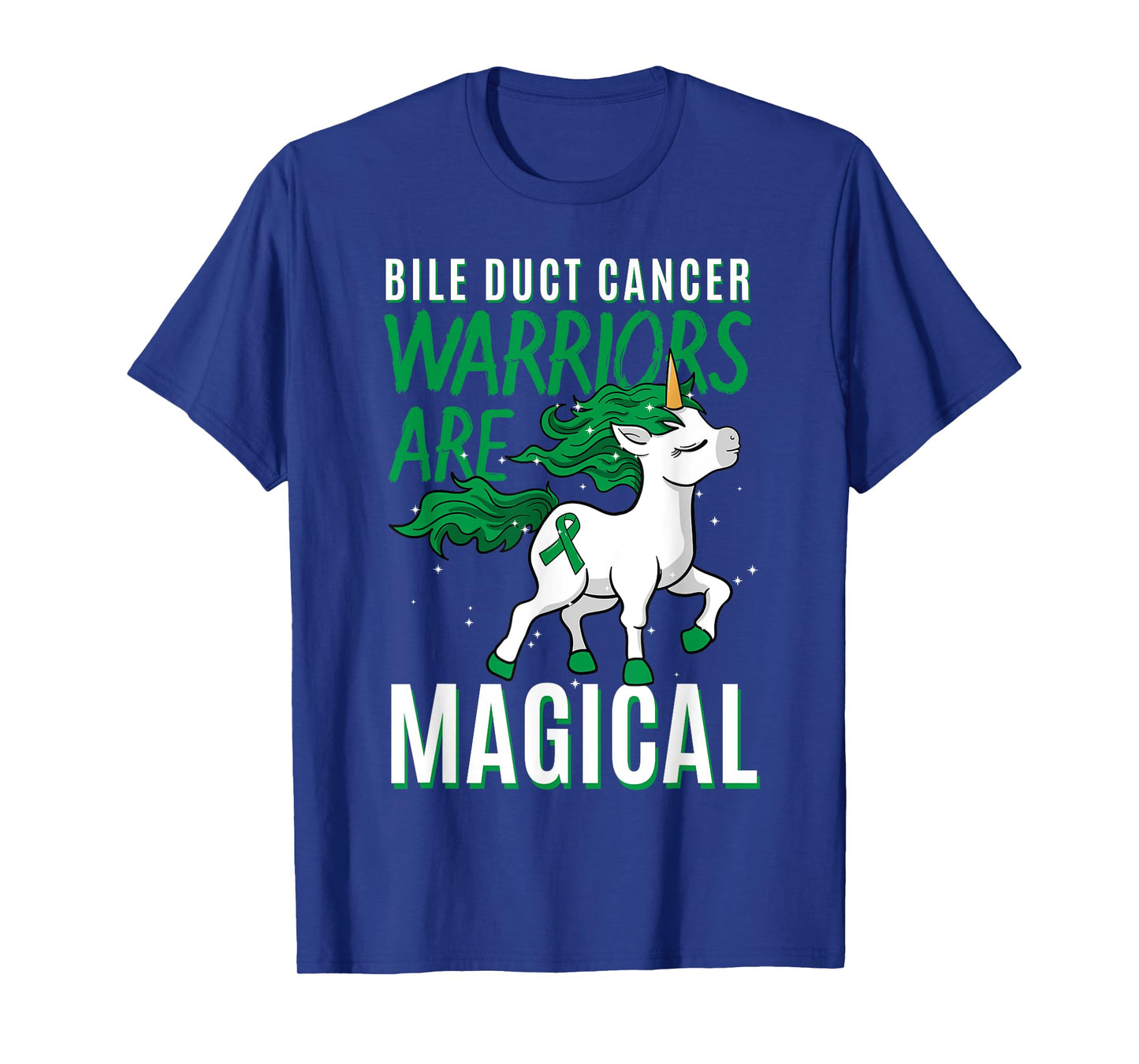 Bile Duct Cancer Awareness Cholangiocarcinoma Unicorn Lover T-Shirt