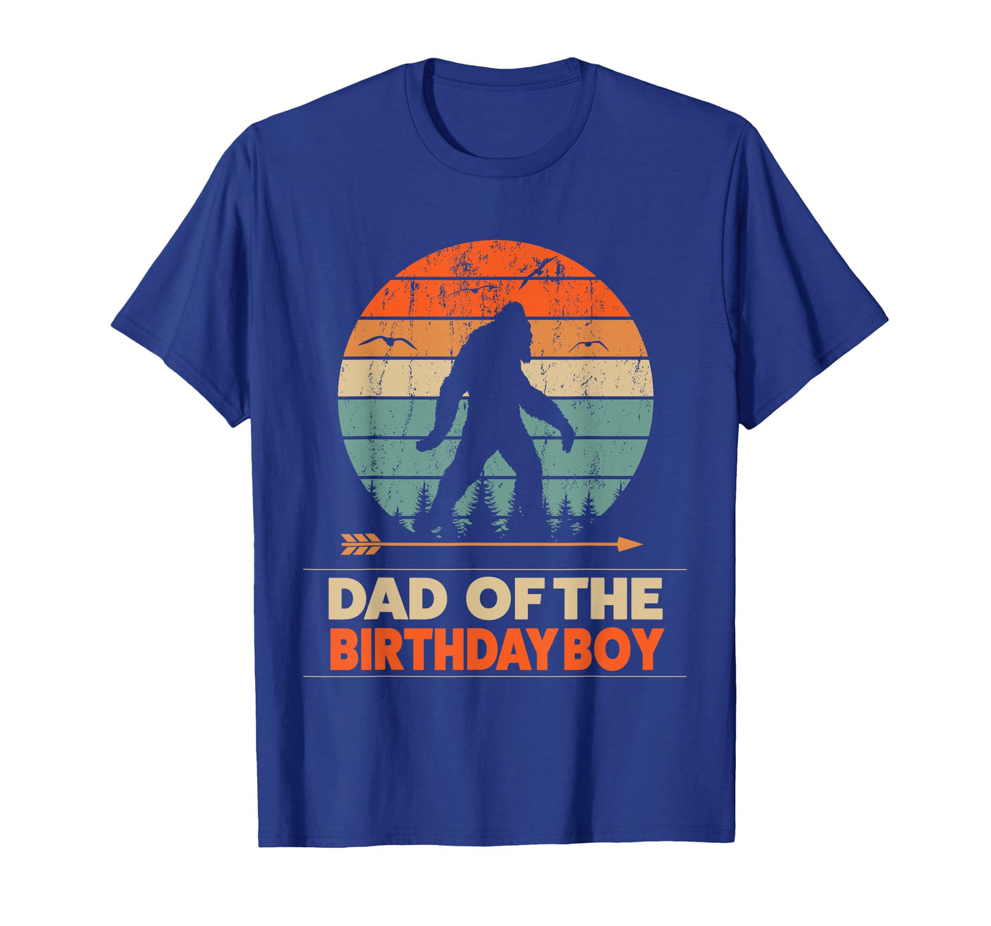 dad of the birthday boy bigfoot birthday T-Shirt