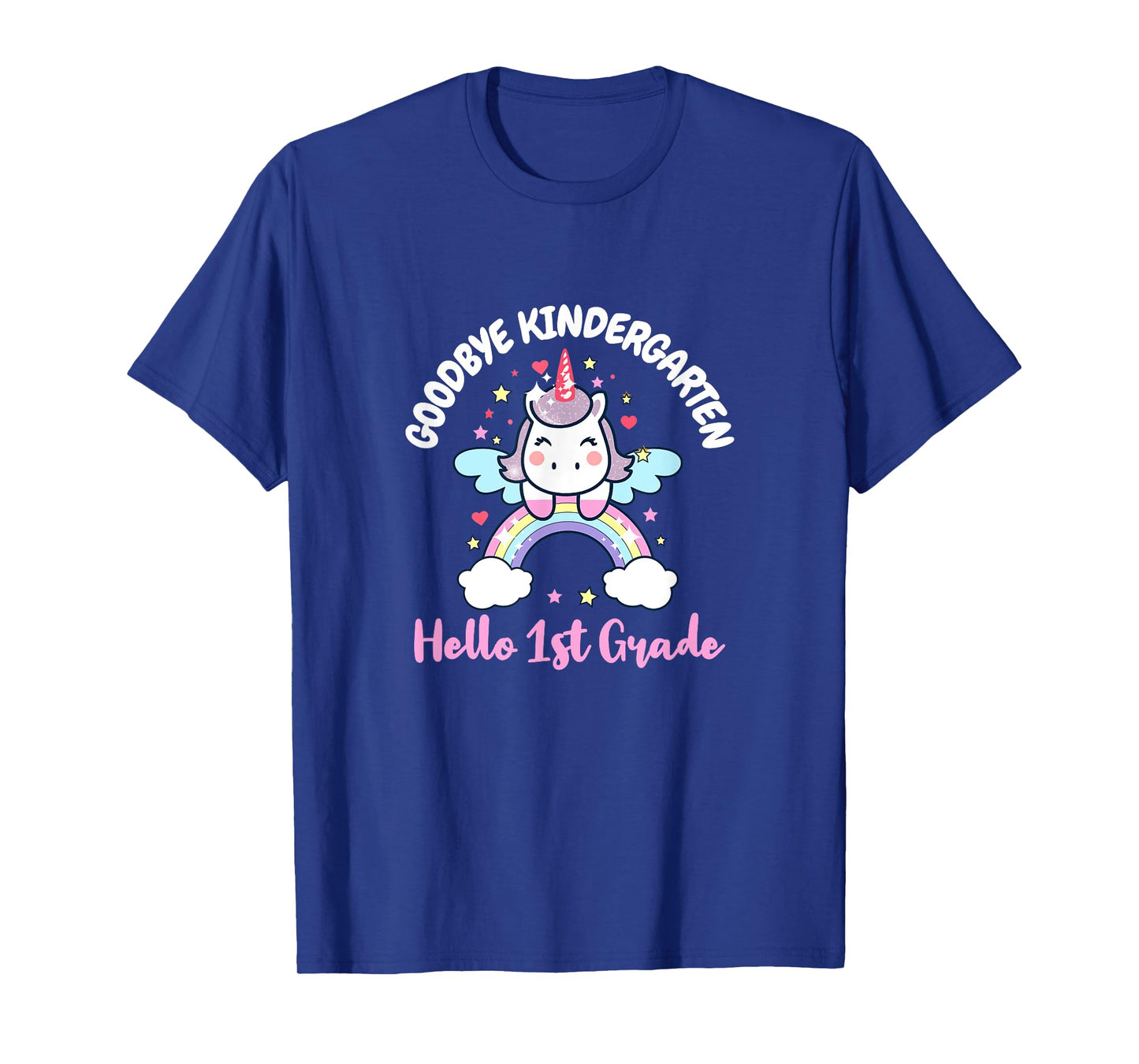 Goodbye Kindergarten Hello First Grade Day Back To School T-Shirt