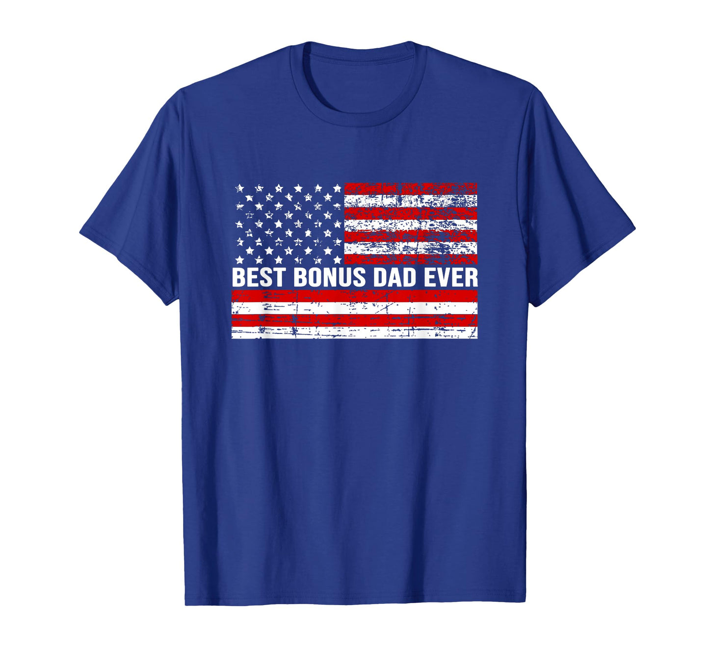 Best Bonus Dad Ever American Flag vintage T-Shirt