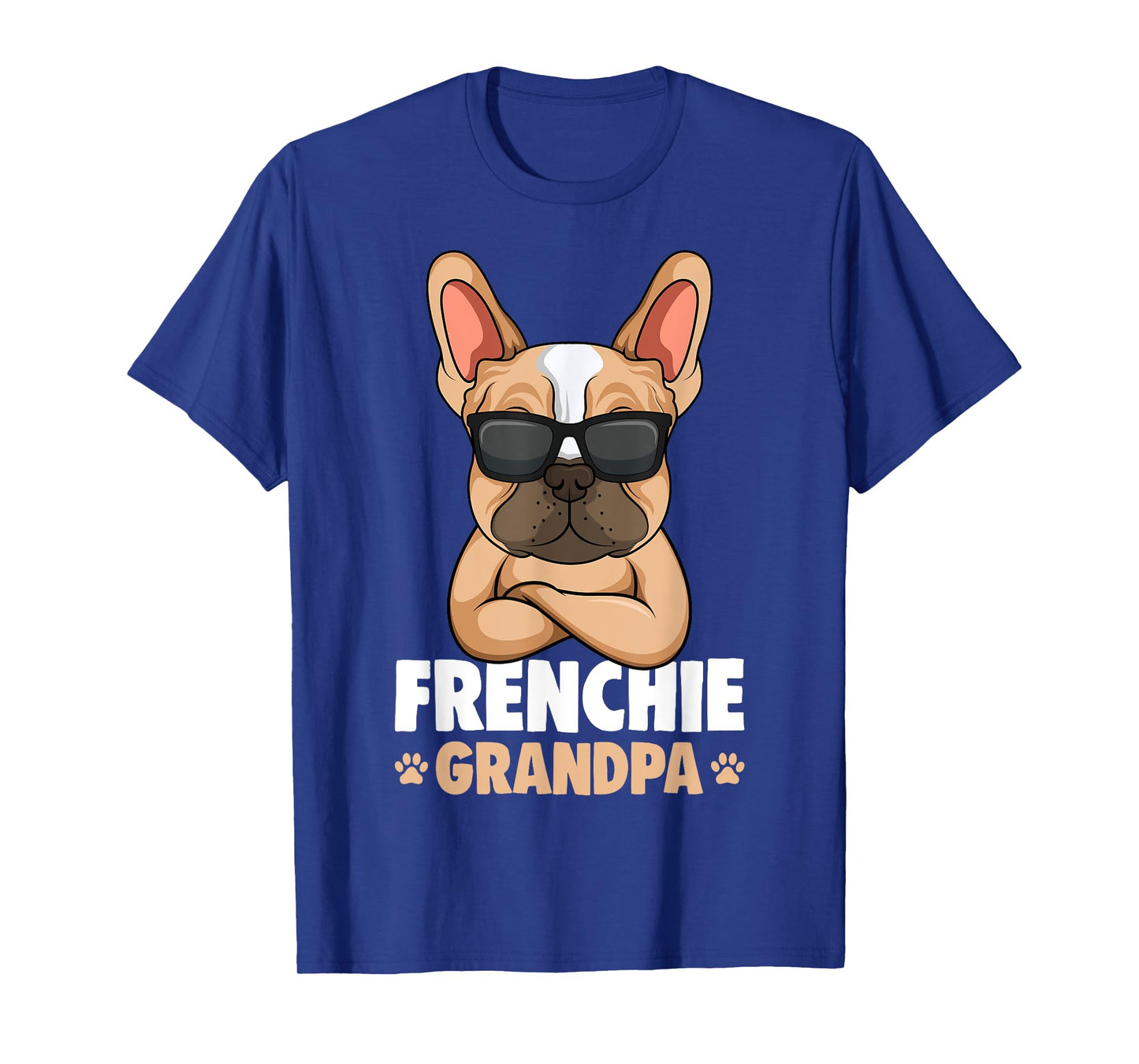 French Bulldog Grandpa Frenchie Dog T-Shirt