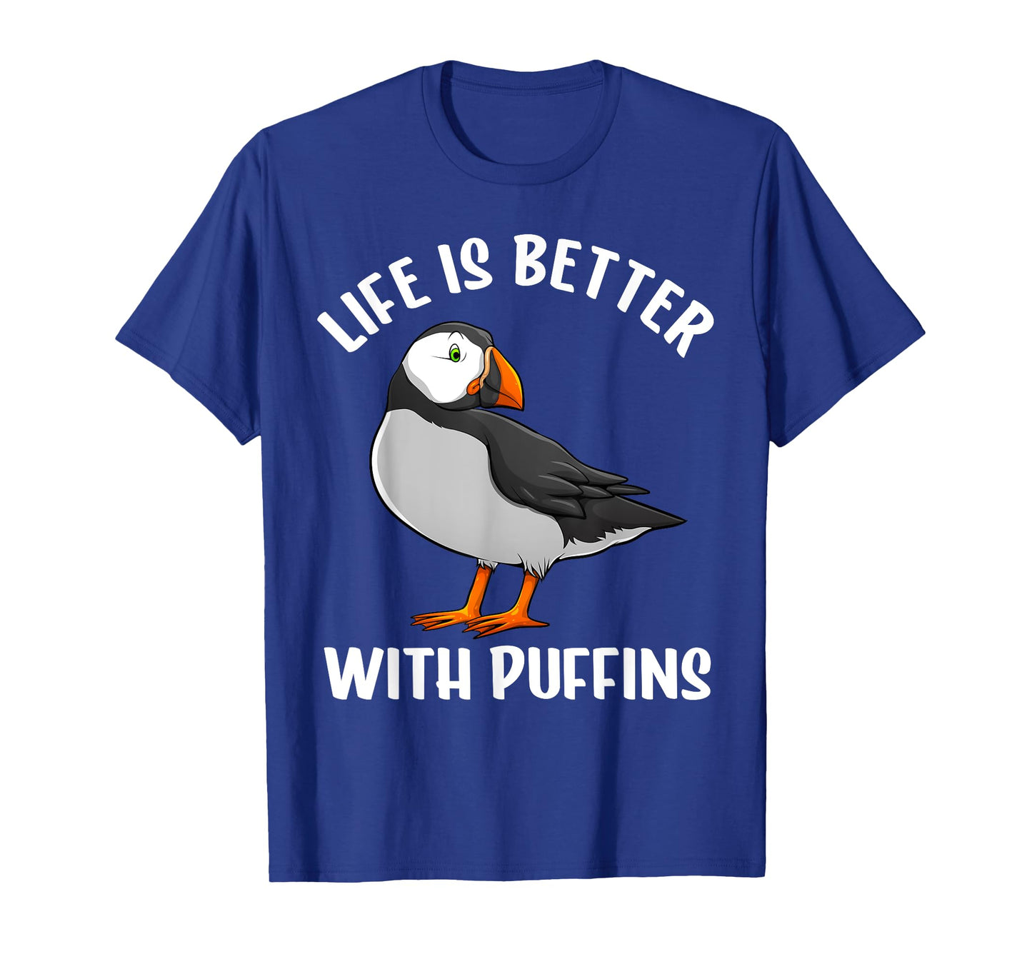 Funny Puffin Bird Design For Men Women Auks Seabird Lovers T-Shirt