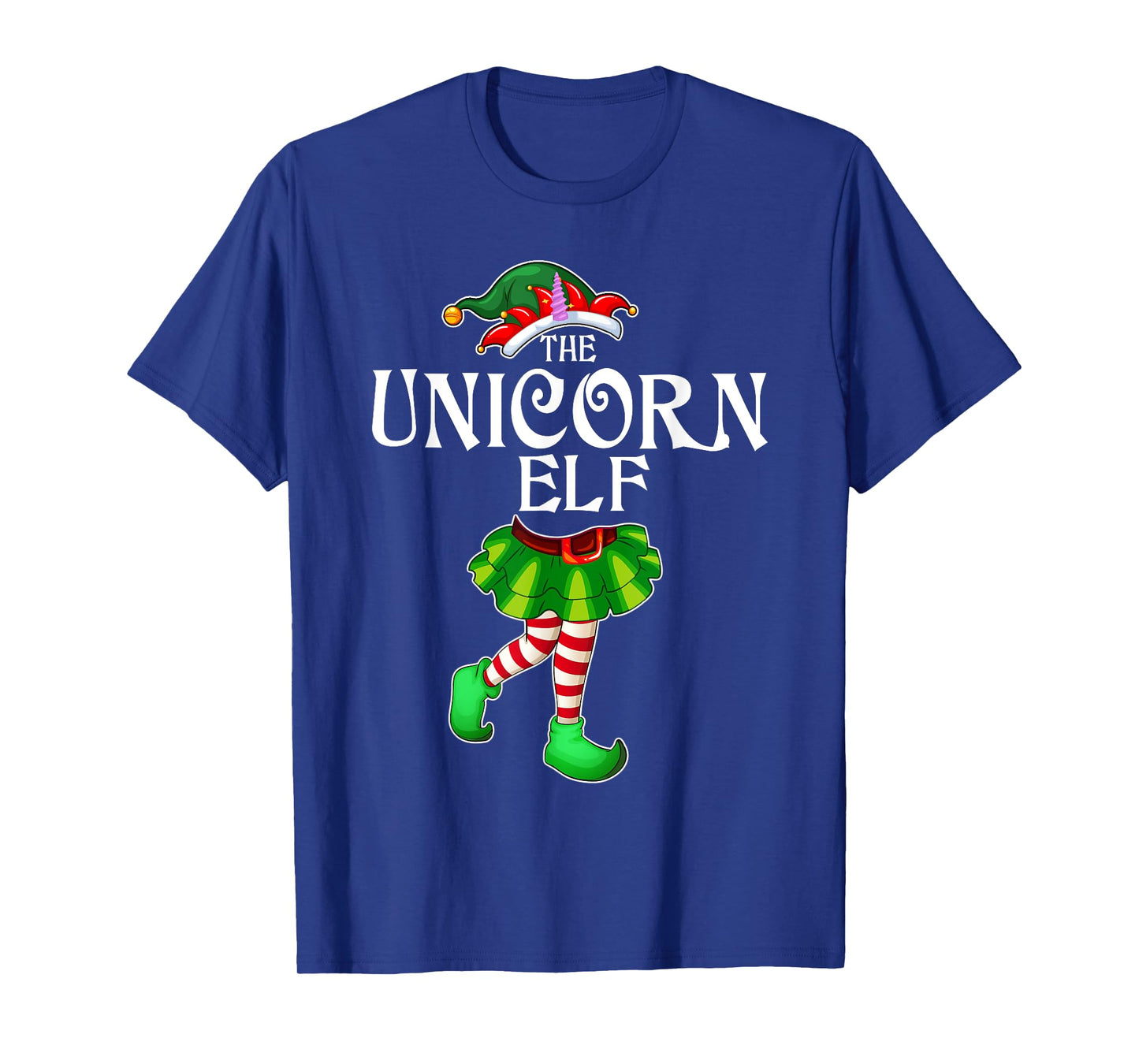 The Unicorn Elf Christmas Matching Family Group T-Shirt