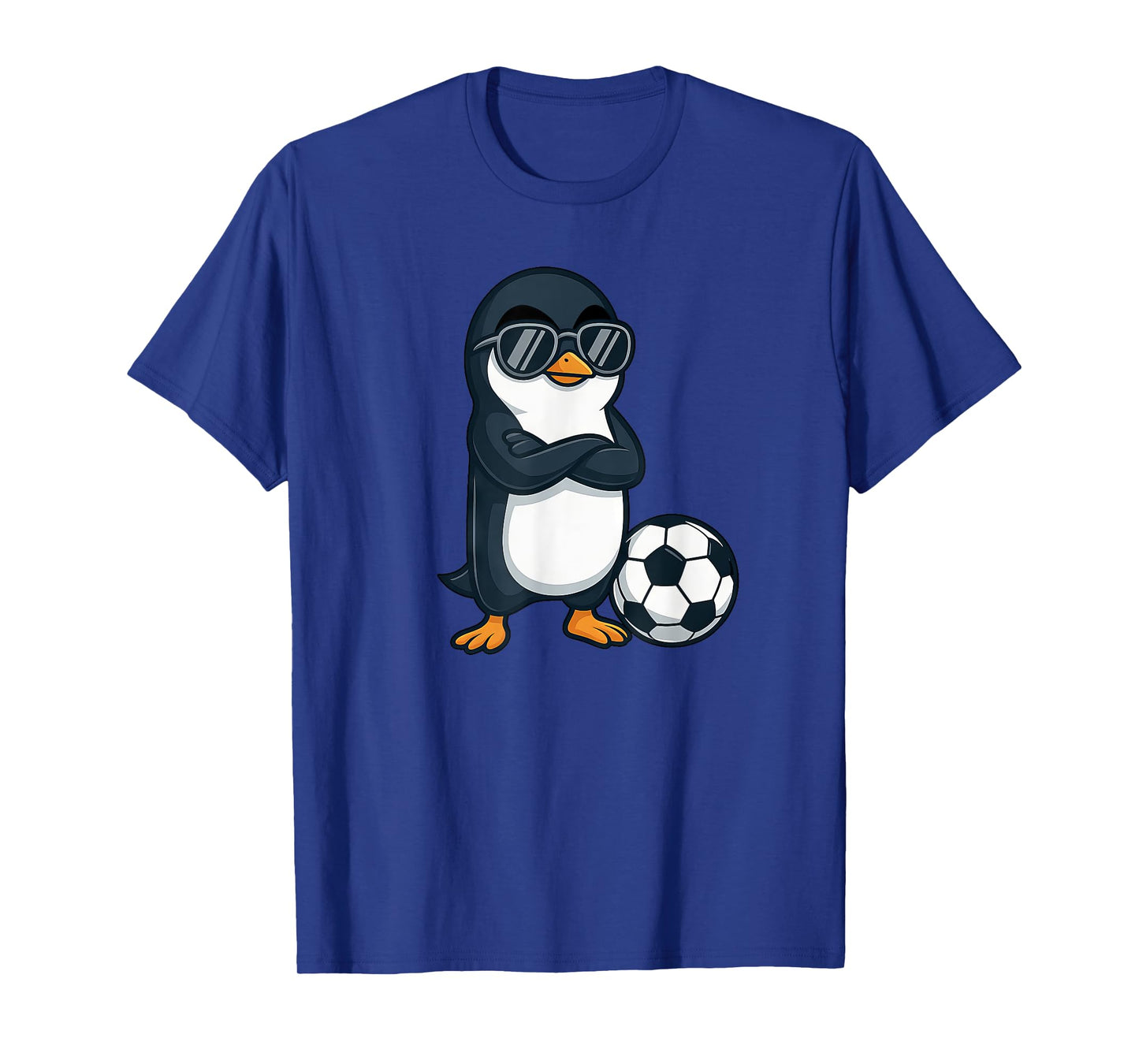 Cool Cartoon Penguin Soccer Player T-Shirt