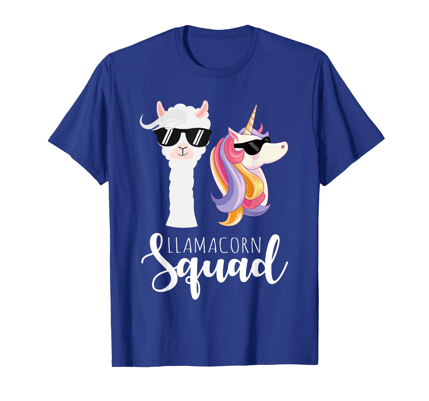 Llamacorn Squad Funny Unicorn Llama Squad Christmas T-Shirt