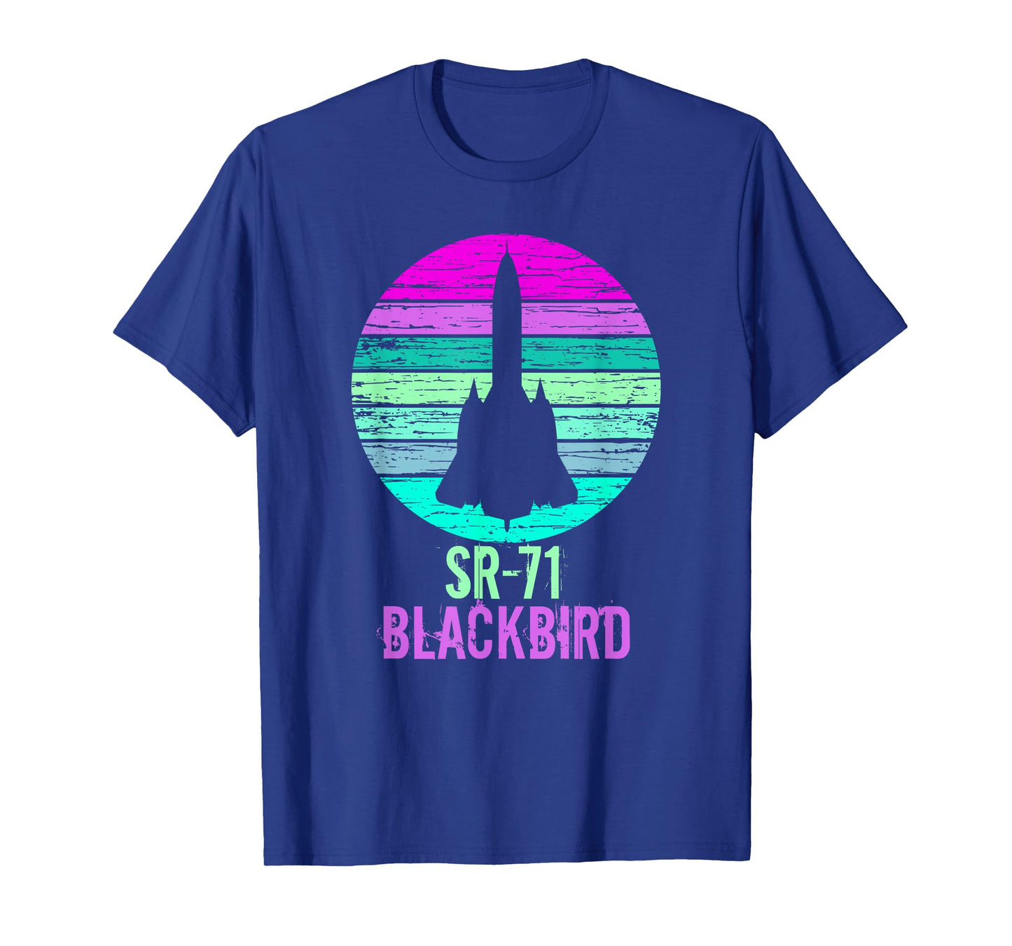 Vintage SR-71 Blackbird Military Aviation Aircraft T-Shirt