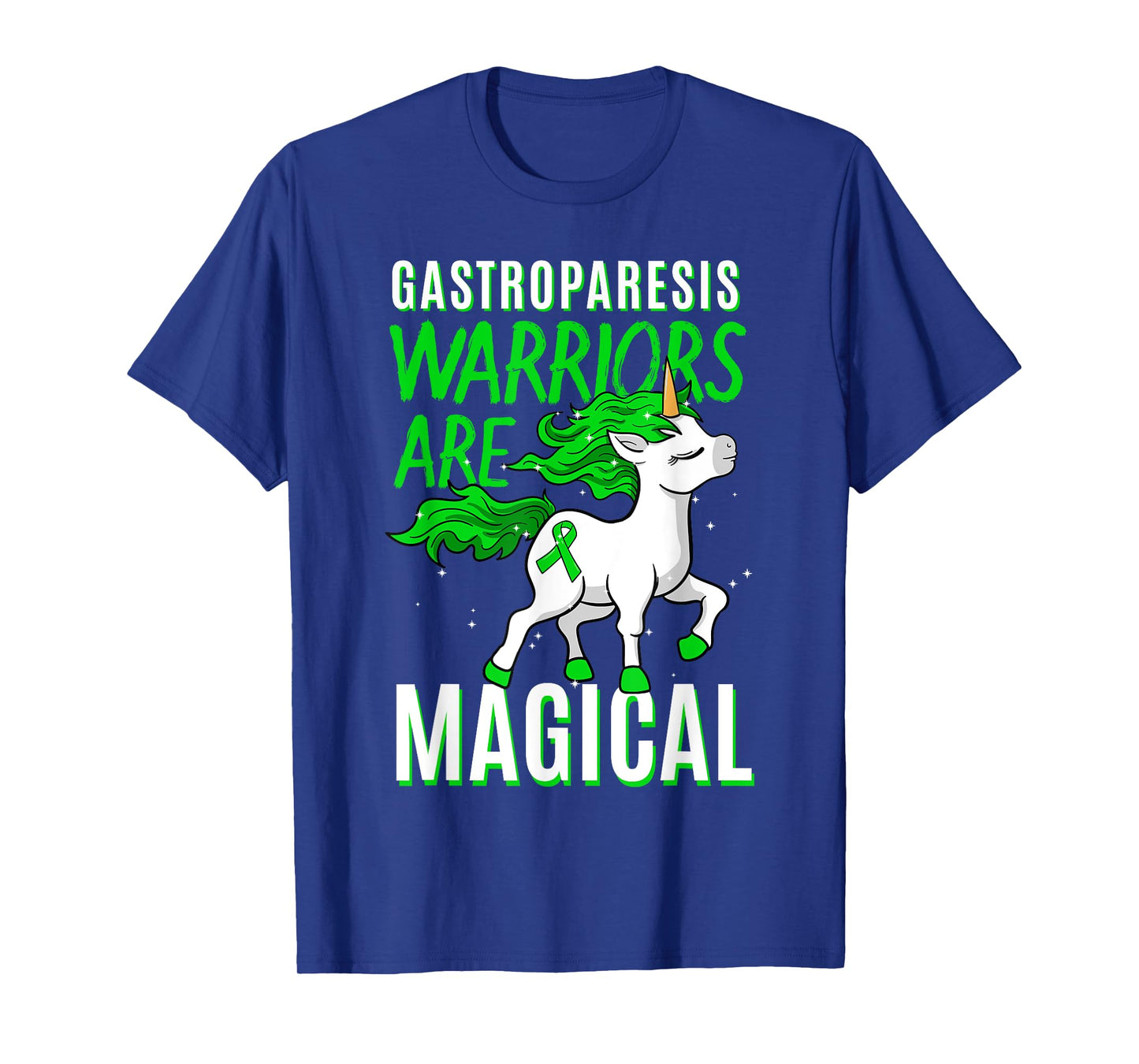 Gastroparesis Awareness Stomach Paralysis Unicorn Lover Gift T-Shirt