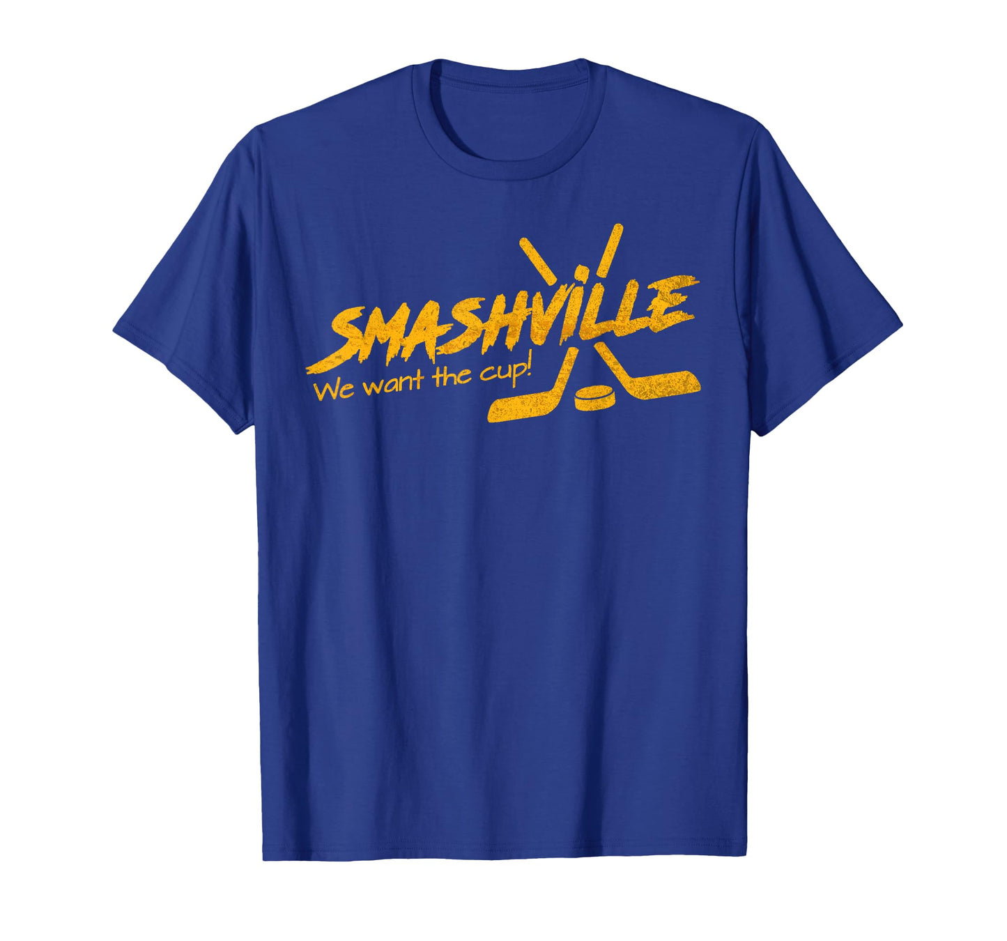 Nashville Hockey Shirts: Smashville We want the cup! T-Shirt