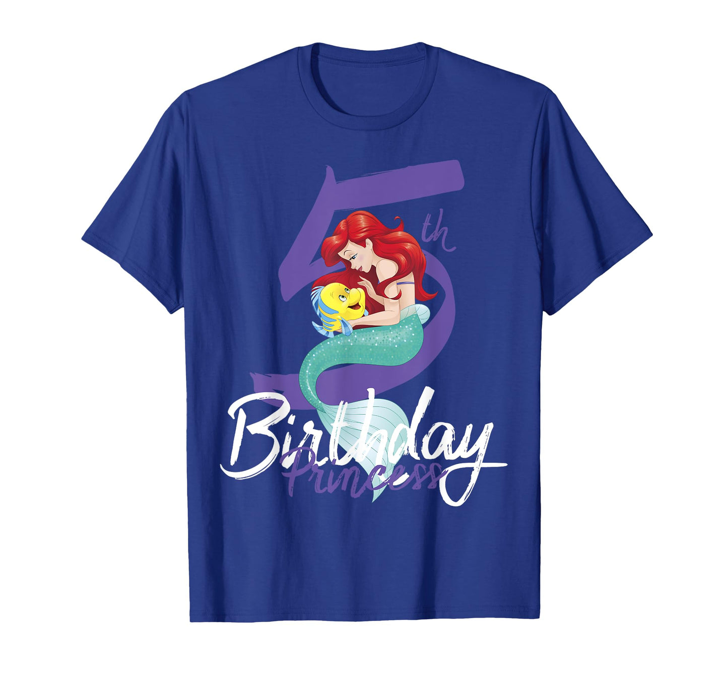 Disney Little Mermaid Ariel 5th Birthday Princess T-Shirt