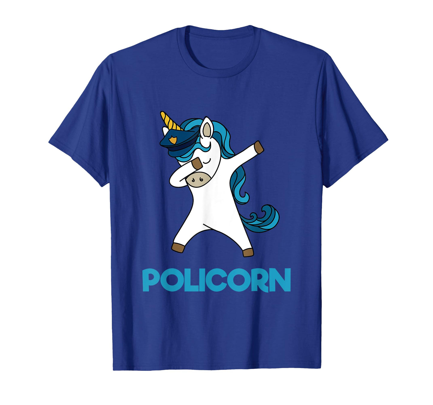 Policorn Police Officer Unicorn Funny Policeman Pun T Shirt