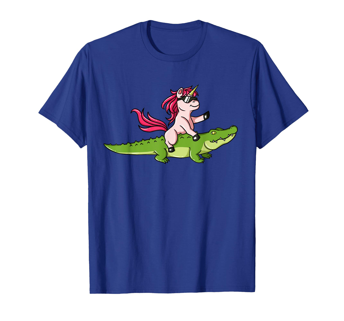 Alligator Unicorn Crocodile Gator Reptile Men Boys T-Shirt