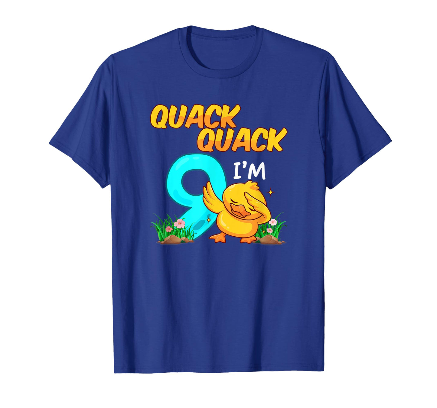 9 Year Old Gifts Boys Girls Teens Dabbing Duck 9th Birthday T-Shirt