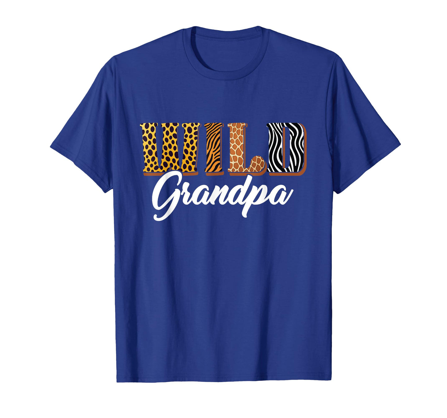 Wild Grandpa Safari Jungle Animal Birthday Matching Family T-Shirt