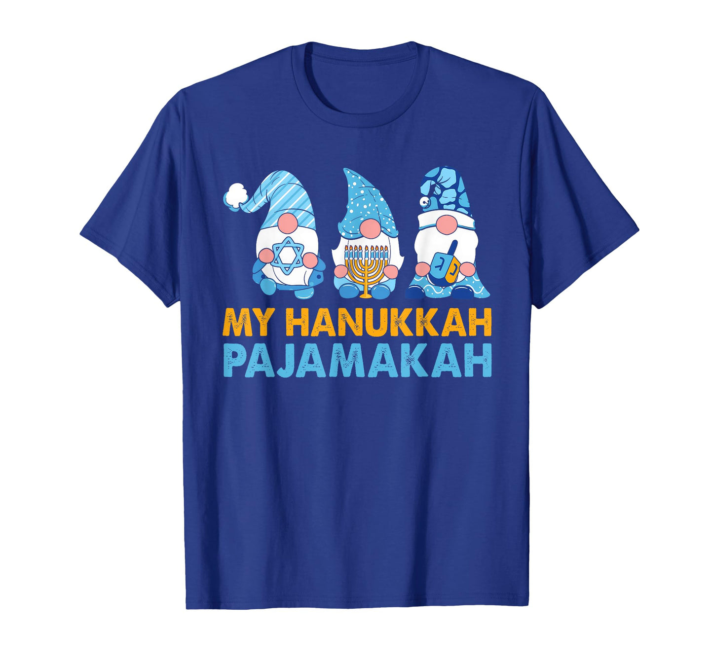 My Hanukkah Pajamakah Funny Chanukah Pajamas Xmas Women Kids T-Shirt